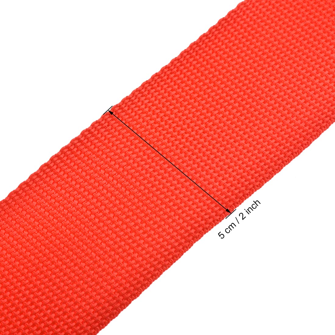 uxcell Adjustable Luggage Strap with Buckle Label - 2x78 Inches (2Mx5cm) PP Travel Suitcase Belt - Secure Packing Accessory in Red - Perfect for Air Travel, Vacation & Business Trips