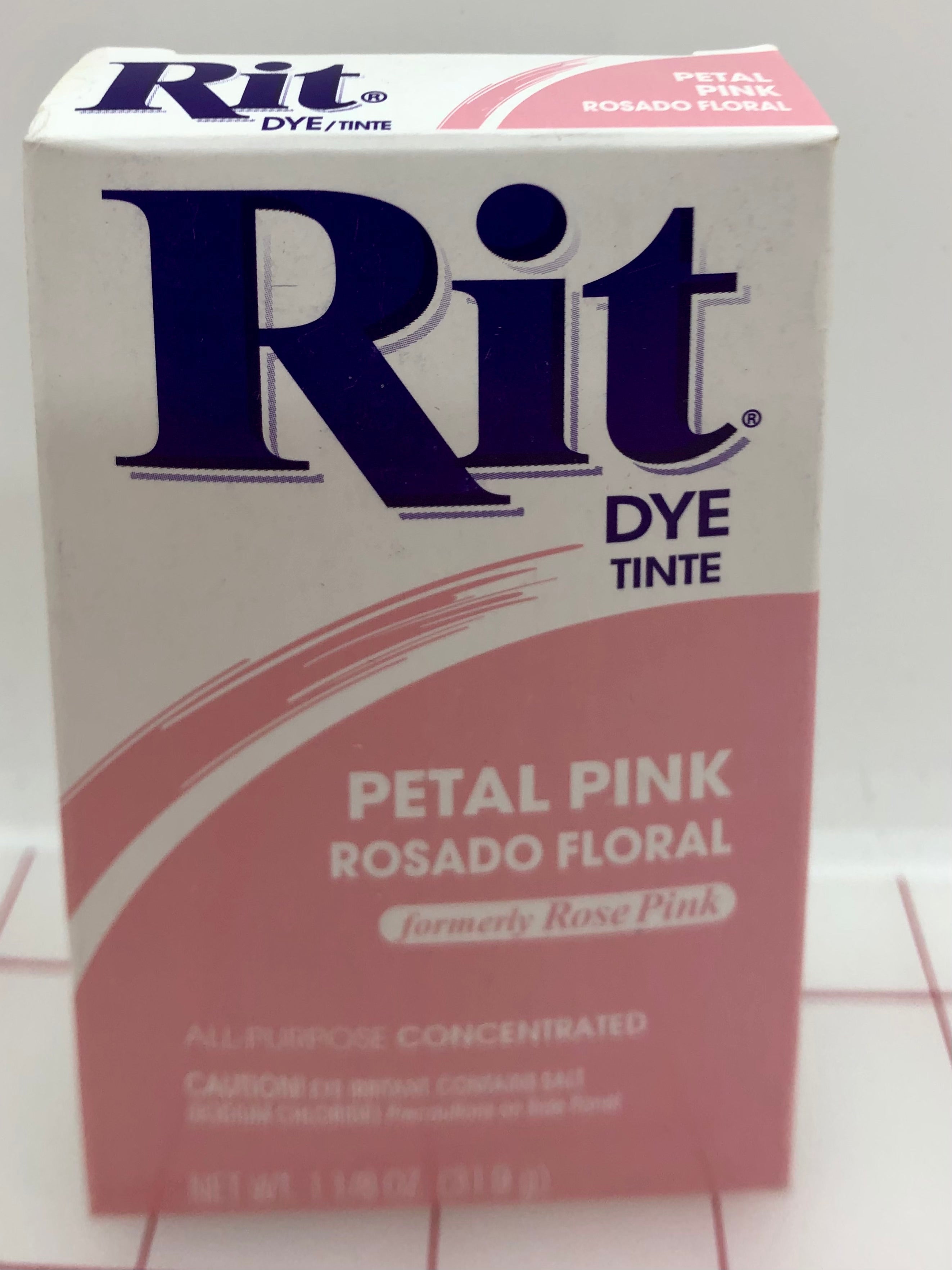 Rit Dye Powdered Petal Pink - All-Purpose Fabric Dye for DIY Clothes, Shoes & Home Decor | Perfect for Tie-Dye, Cotton, Silk & More