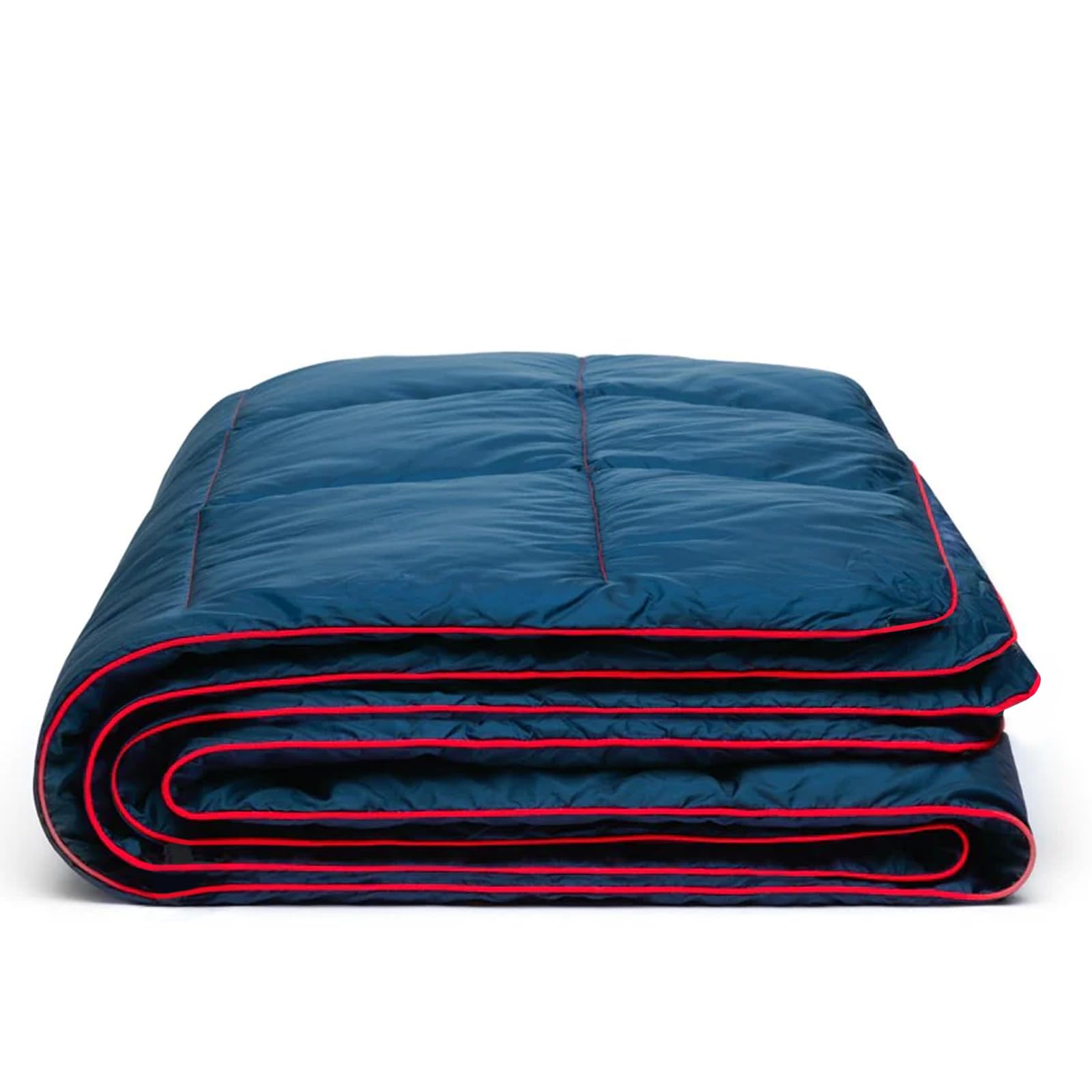 Packable Puffy Camping Blanket - Lightweight Windproof Down Alternative for Outdoor Adventures, Hiking, Backpacking, Beach, Picnic & Stadium Use (52x75 Inches) - Perfect for Cozy Evenings by the Campfire or Snuggling at Outdoor Events