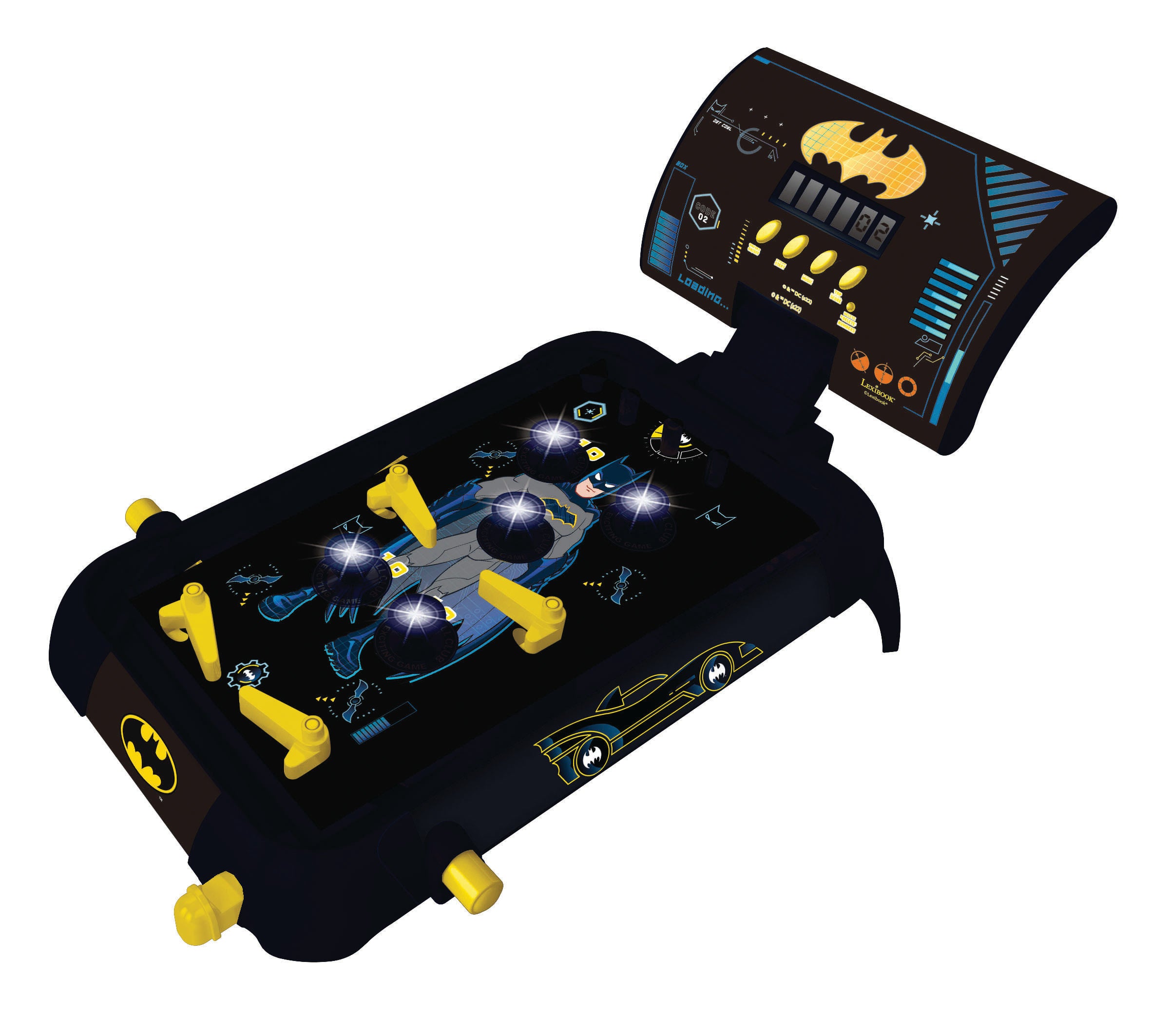 Batman Warner Bros Electronic Pinball Machine Game - Fun Arcade Game for Home Entertainment & Game Room Decor