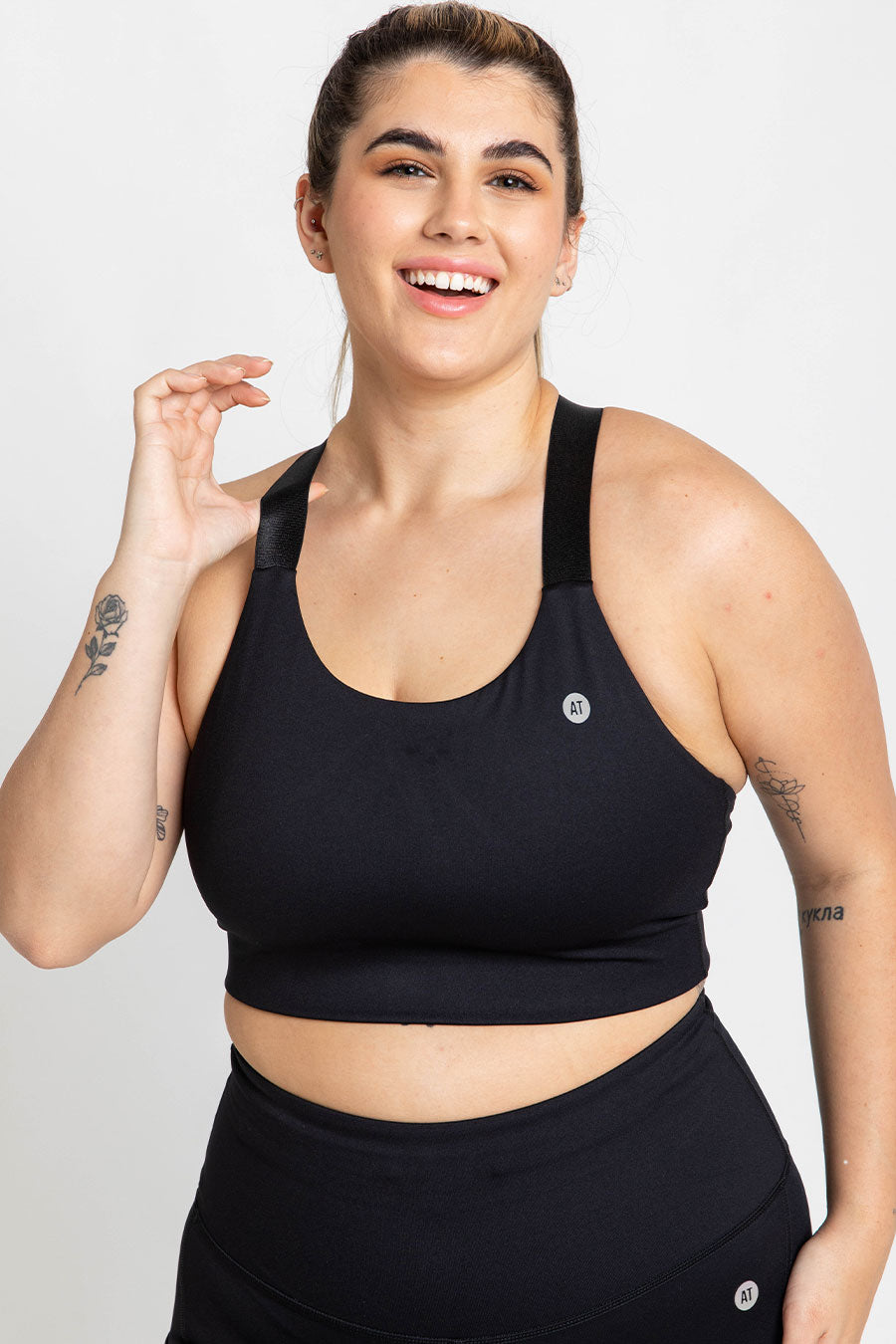 Adjustable Utility Move Bra - Comfortable & Supportive for Yoga, Running & Daily Wear - Black