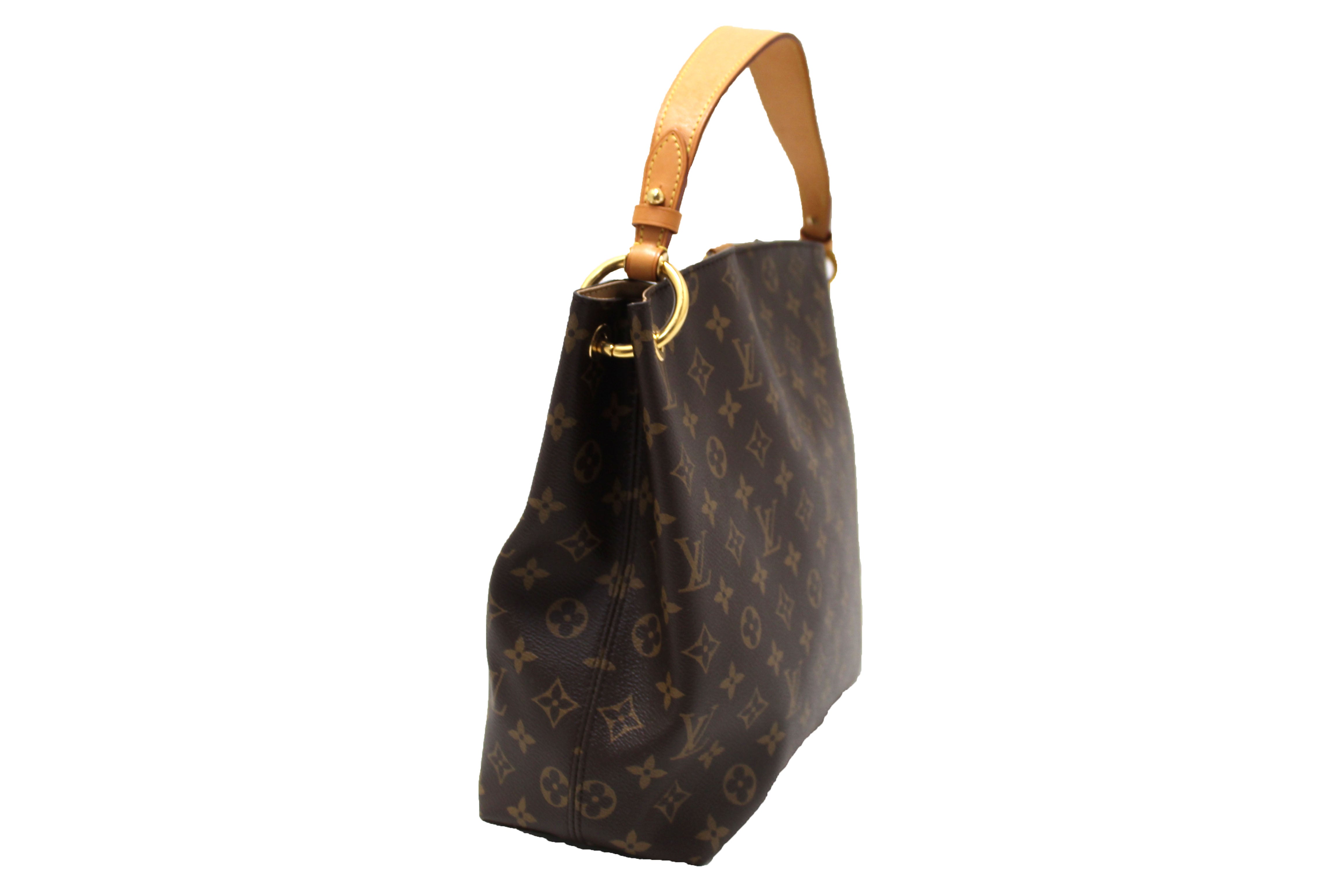Authentic Louis Vuitton Monogram Graceful PM Hobo Shoulder Bag - Luxury Leather Handbag for Women, Perfect for Work, Travel & Everyday Use