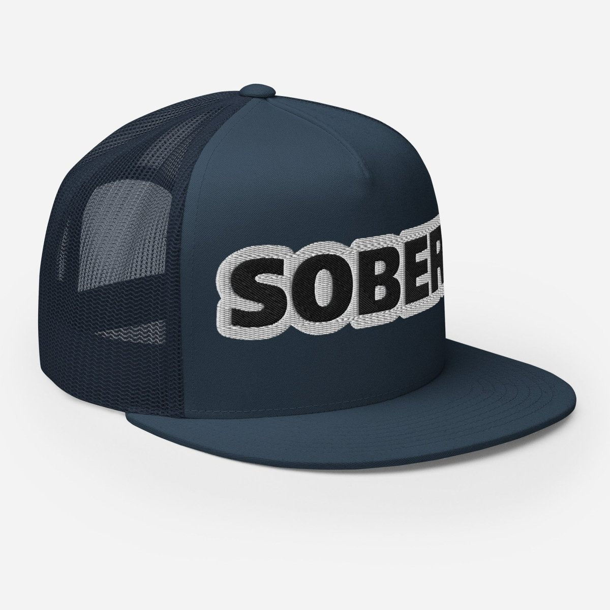 Clarity Classic Trucker Cap - Bold Sobriety Statement Hat for Men & Women | Perfect for Recovery Meetings, Outdoor Activities & Everyday Wear