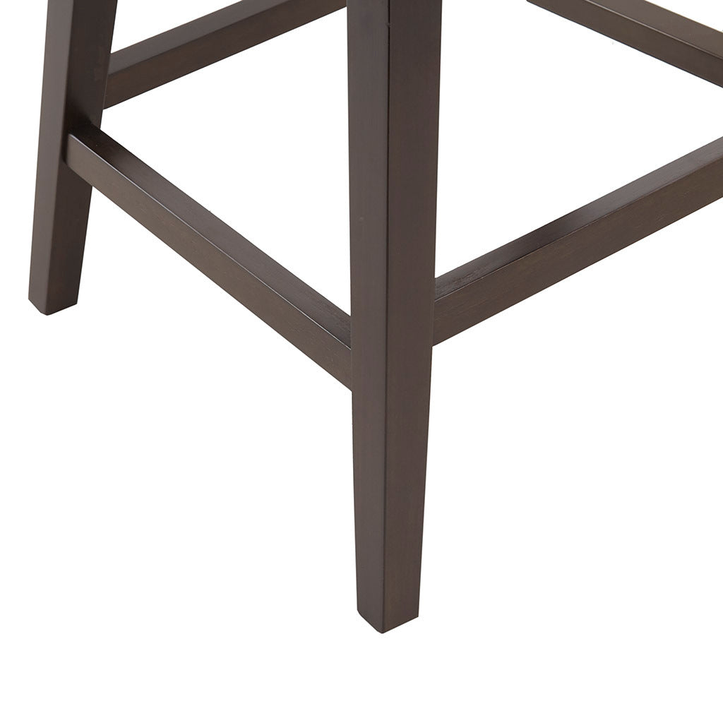 DTY Indoor Living Swivel Counter Stool - Adjustable Height Bar Stool with Padded Seat for Kitchen Island, Breakfast Nook & Home Bar - Comfortable Modern Dining Chair for Small Spaces