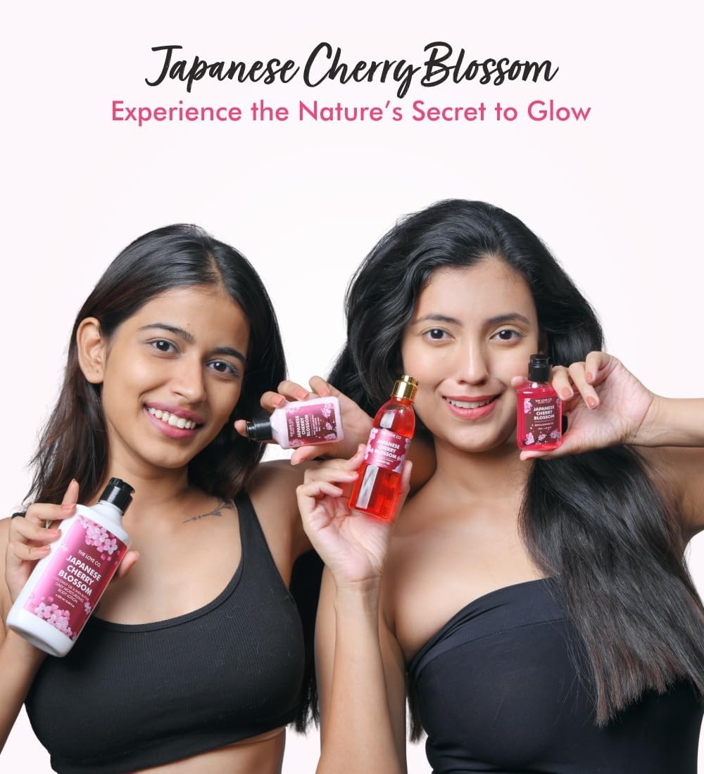 Japanese Cherry Blossom Body Lotion - Hydrating Moisturizer for Dry Skin with Jojoba Oil, Shea Butter & Vitamin E - 8.5 oz Floral Scented Lotion for Women - Perfect for Daily Skincare Routine & Relaxing Spa Nights