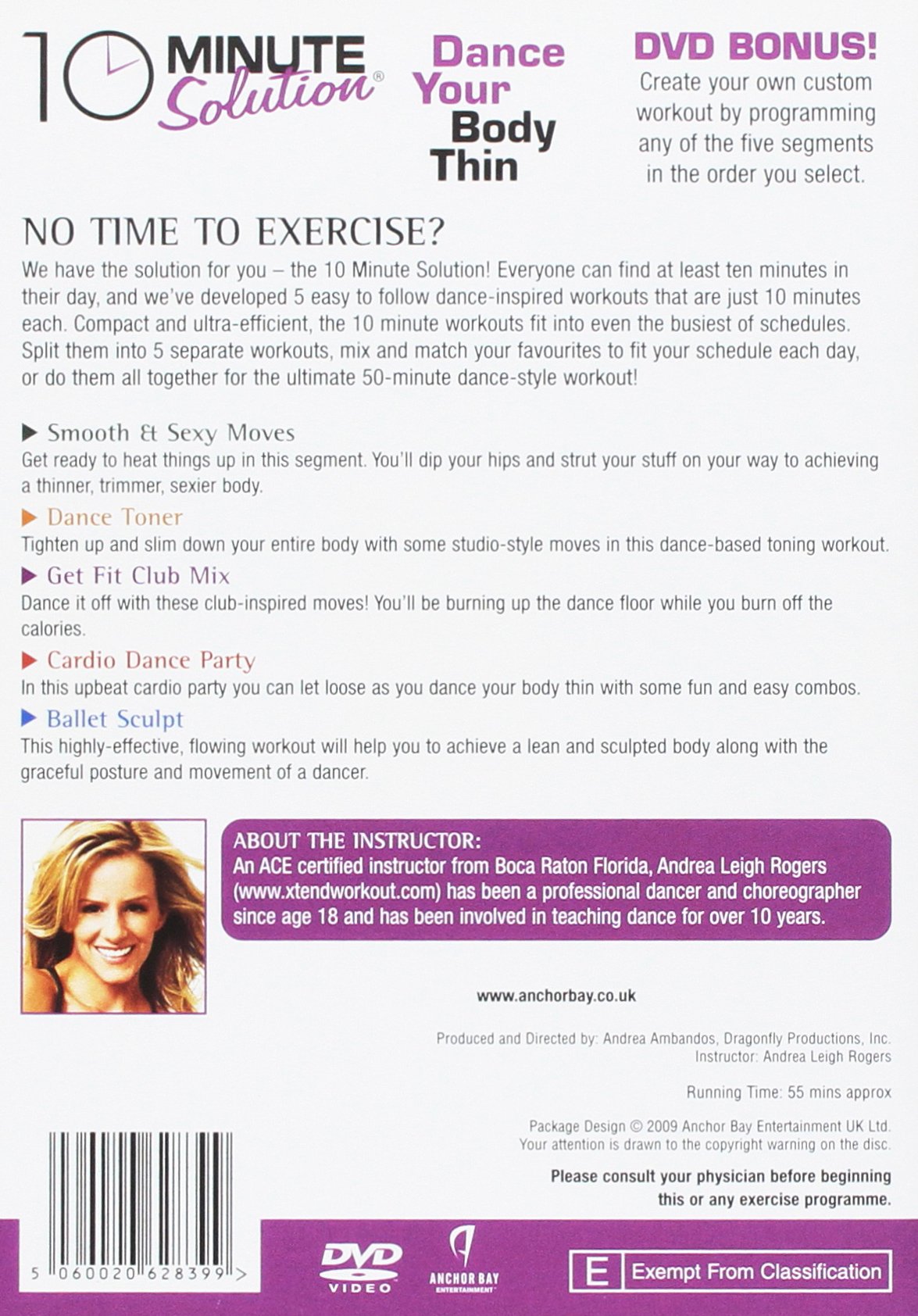 10 Minute Solution - Dance Your Body Thin Workout DVD | Fun Home Fitness Exercise for Weight Loss & Toning | Perfect for Busy Women & Beginners