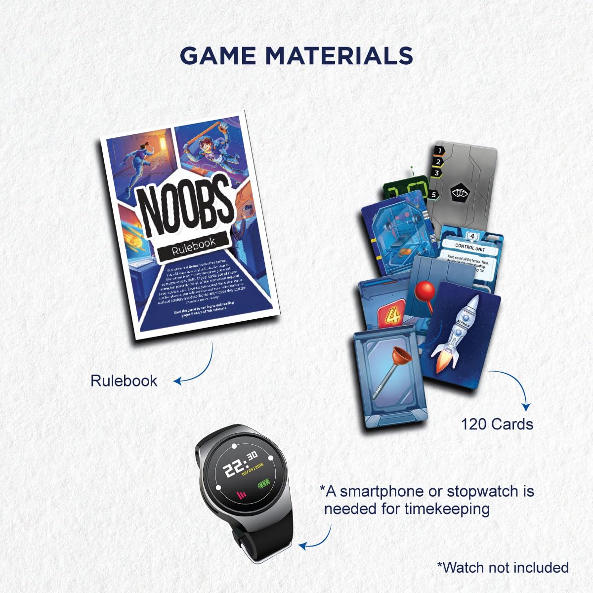 Noobs in Space - Cooperative Board Game for Puzzle Solving & Teamwork | Fun Family Game Night & Party Entertainment