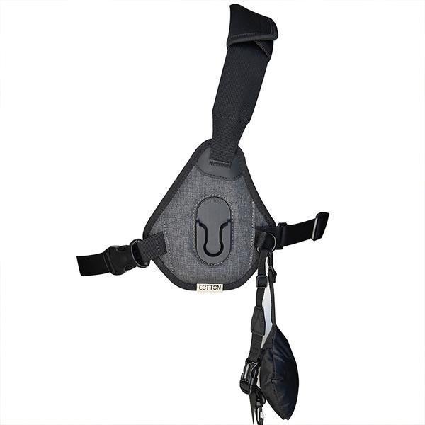Cotton Carrier Skout G2 Sling Style Camera Harness (Gray) - Comfortable DSLR & Mirrorless Camera Strap for Photographers - Perfect for Travel, Hiking & Outdoor Photography