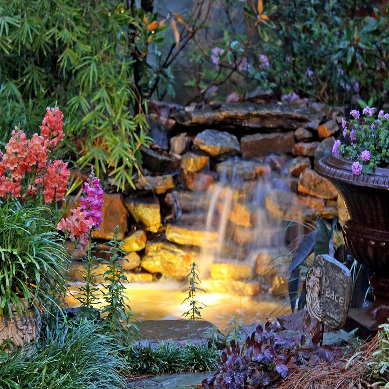 Solar Pond Lights - IP68 Waterproof 6LED Warm White Underwater Submersible Lights for Pools, Fountains & Garden Decor | Auto On/Off Solar Spotlight for Outdoor Landscape, Backyard & Patio Lighting