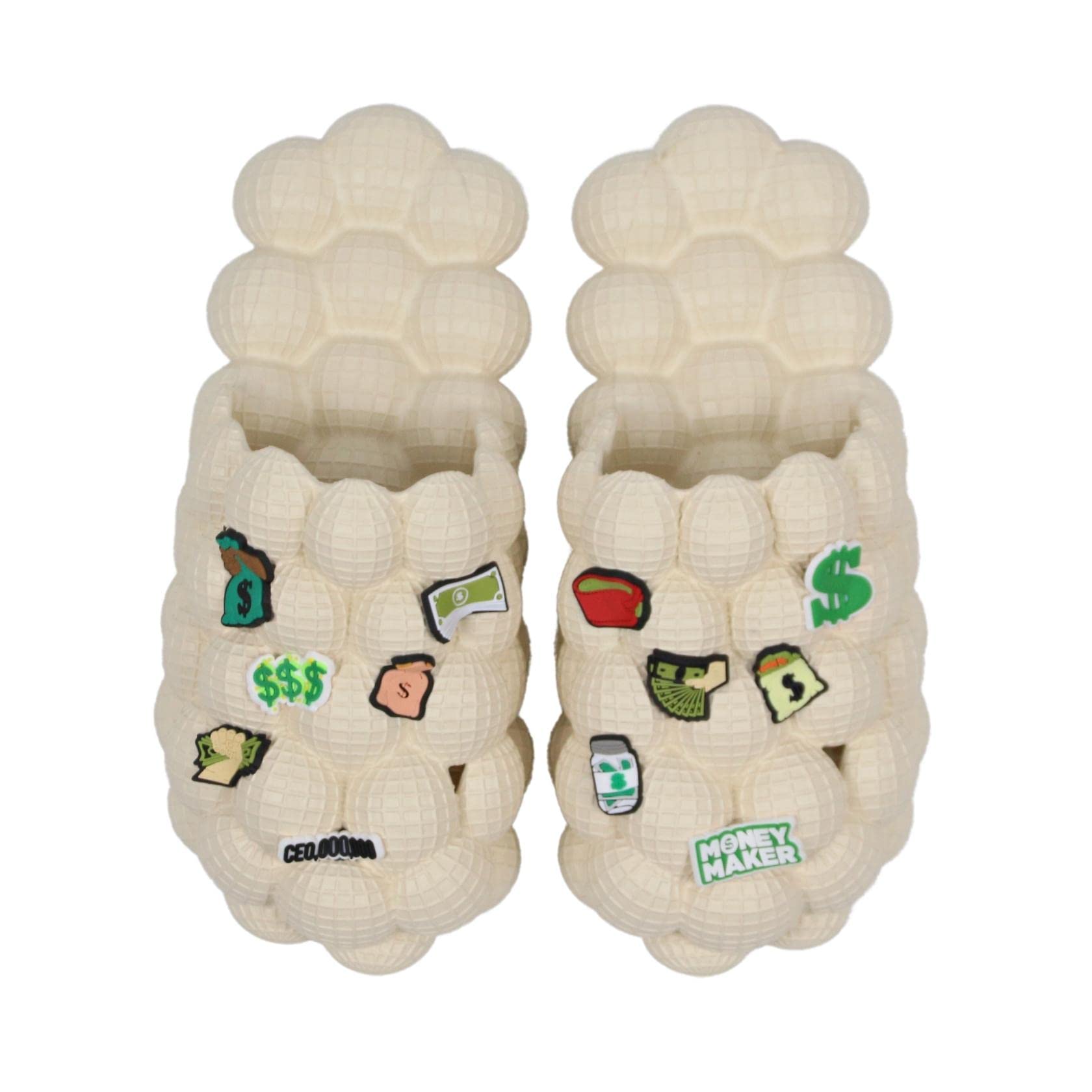LEPHYON Bubble Slides for Men & Women - Funny Golf Ball Design, Lightweight Foam Shower Shoes with Non-Slip Soles - Comfortable Unisex Slippers for Beach, Pool, Gym & Home Use