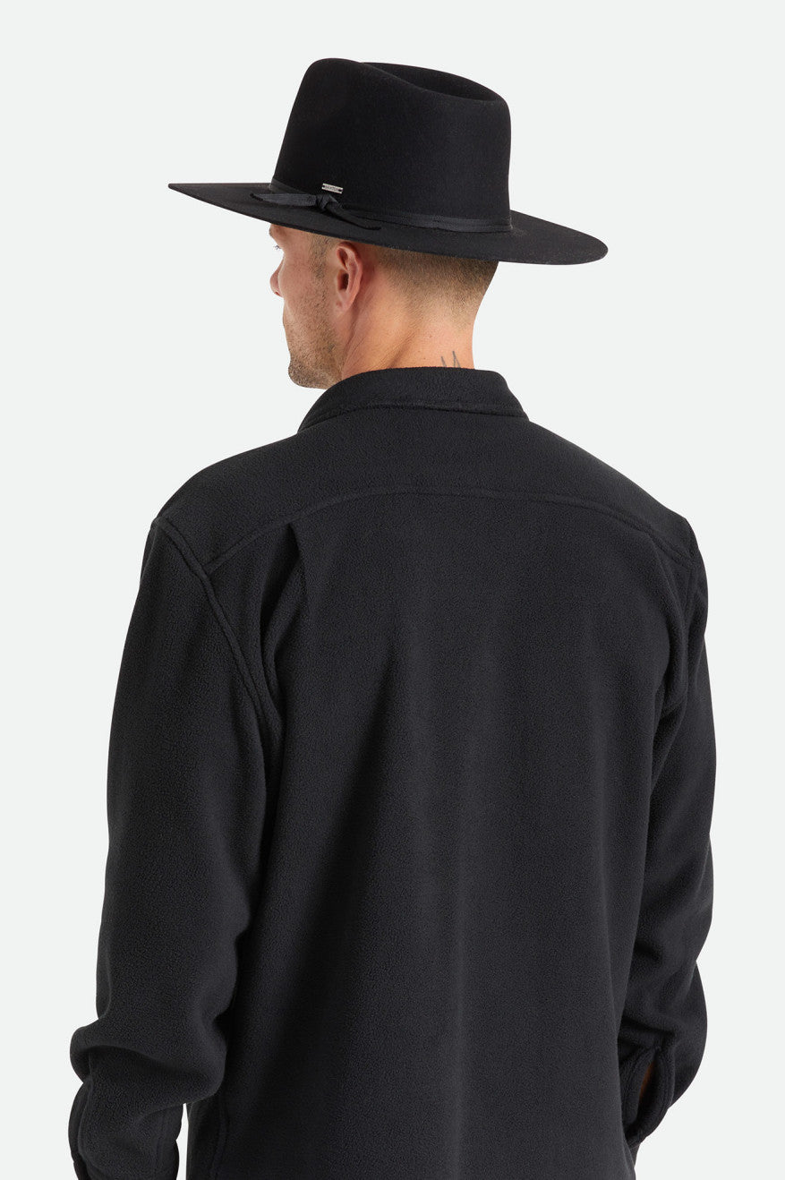Authentic Cohen Cowboy Hat - Classic Black Western Style Hat for Men & Women | Perfect for Rodeo, Country Music Festivals & Outdoor Adventures