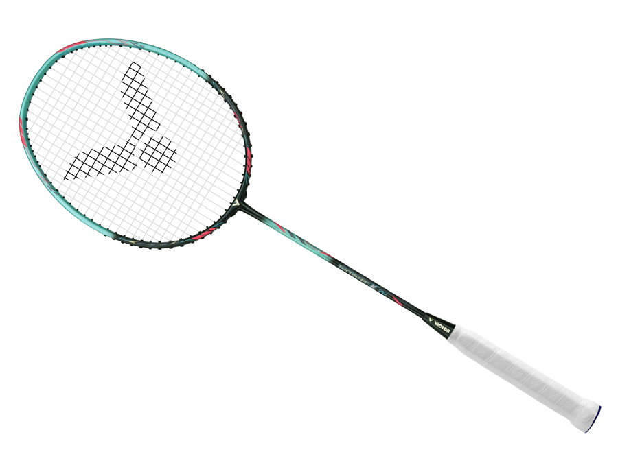 Victor Thruster K 7U Professional Badminton Racket - Lightweight Carbon Fiber Shuttlecock Racket for Advanced Players - Perfect for Tournaments & Training Sessions