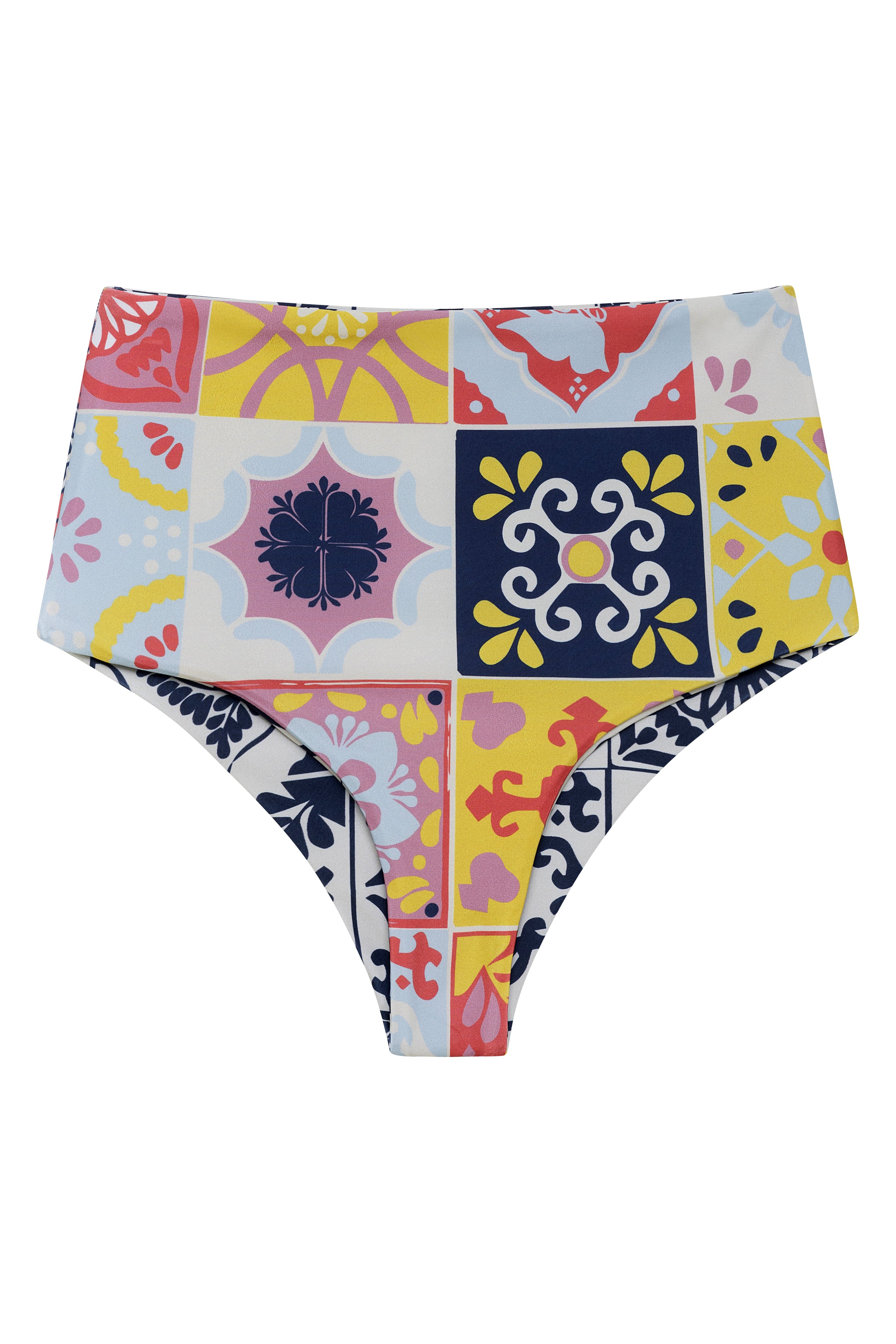 Nina Reversible Bikini Bottom - High Waisted Swimwear for Women | Perfect for Beach, Pool & Summer Vacations
