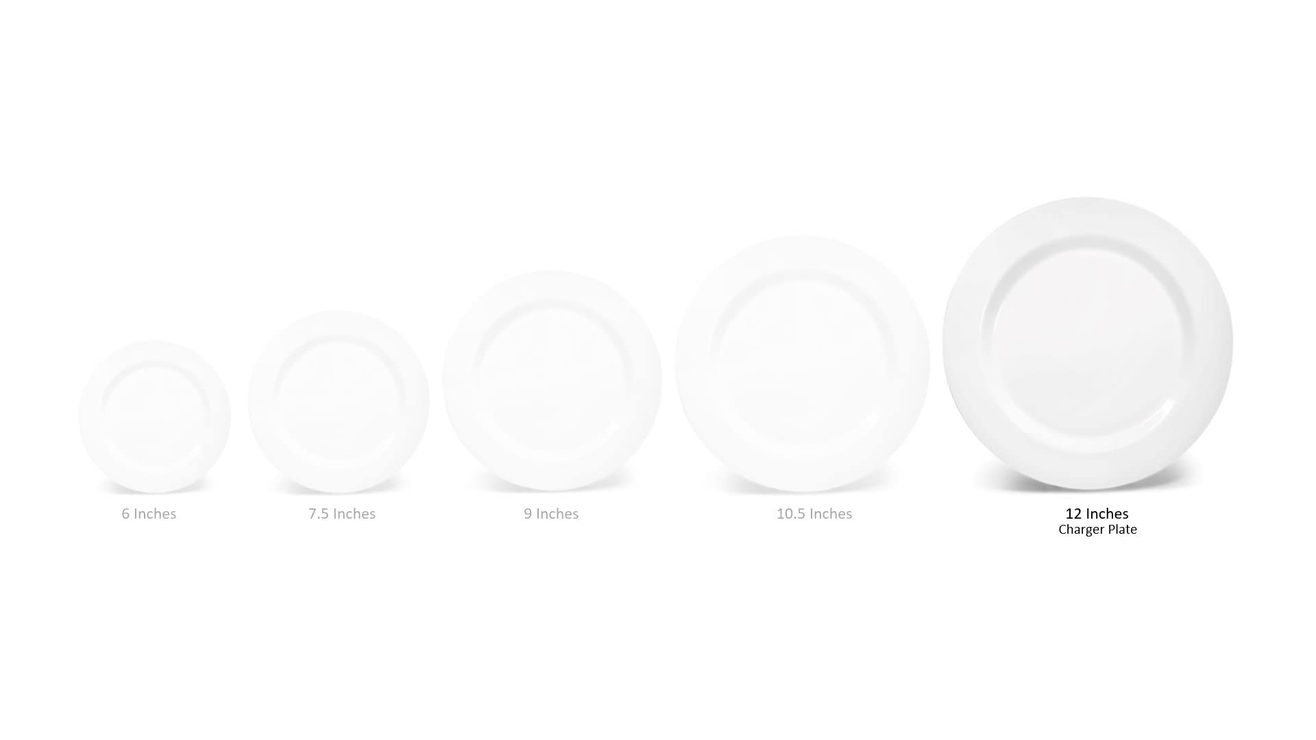 40-Piece Disposable Plastic Charger Plates Set - 12'' Odissey Blue & Silver for Wedding, Party & Special Occasions - Elegant Table Decor for Dinner Events, Banquets & Celebrations