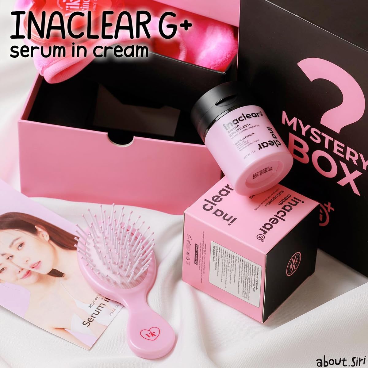 May Pichy Inaclear G+ Serum Cream - 23g/Box | French Nourishing Skincare Serum with G+ Formula | Anti-Aging & Hydrating Face Cream | Perfect for Daily Moisturizing & Night Care Routine | Free Beauty Gifts Included