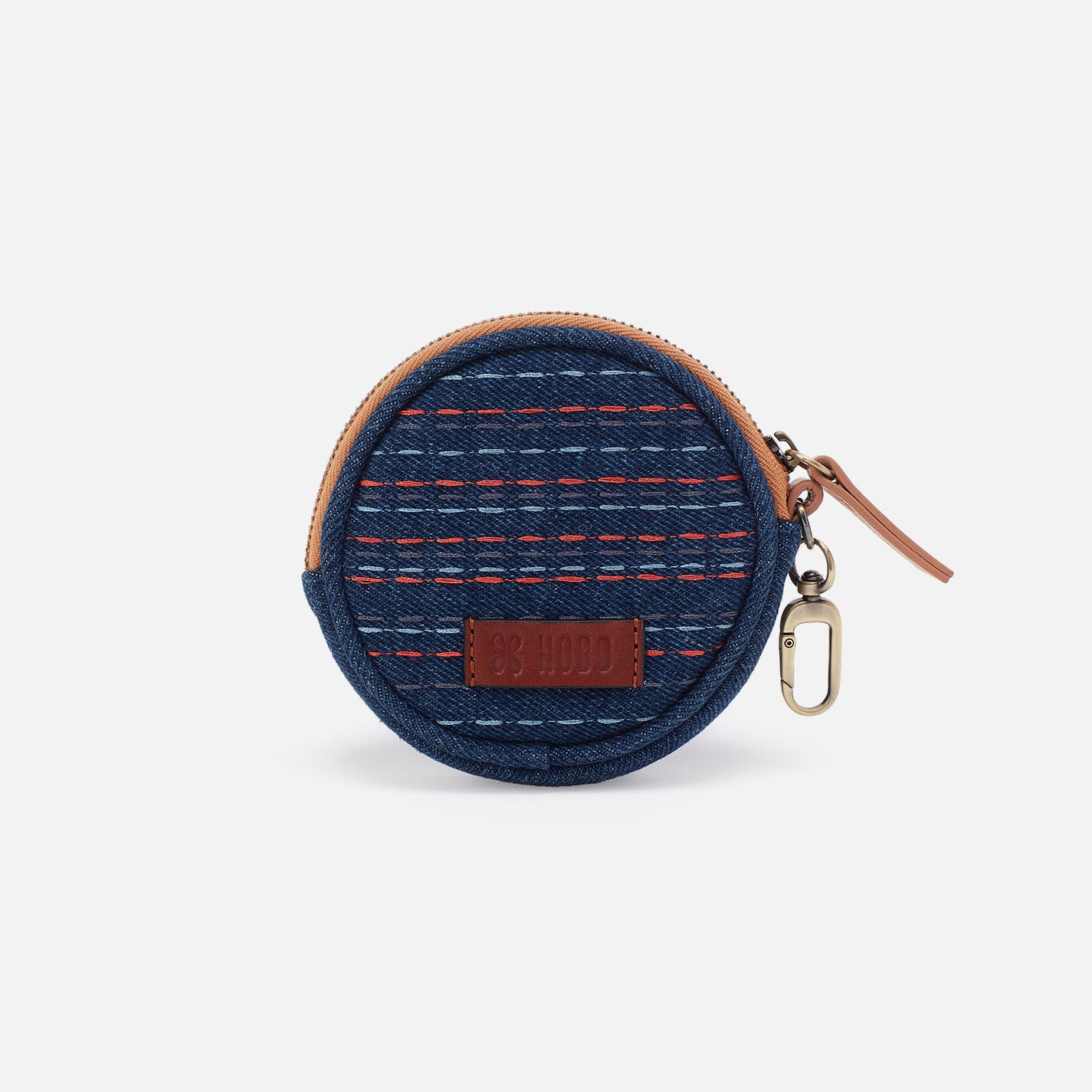 Revolve Small Denim Bag Charm - Dark Wash Blue Jeans Fabric Accessory for Handbags, Backpacks, and Keychains | Perfect for Everyday Use, Gifts, and Fashion Styling