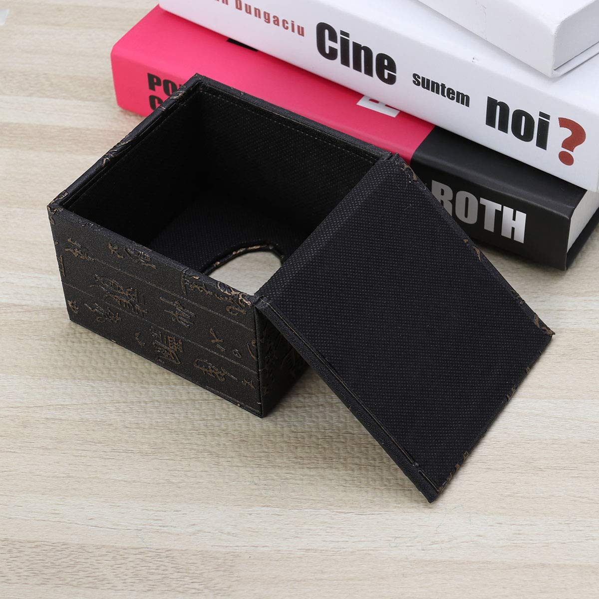 Bamboo Square Tissue Box Holder - Stylish Napkin Dispenser for Home, Office & Restaurant Decor