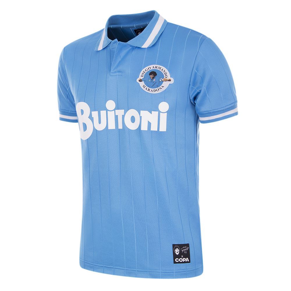 Vintage COPA Football Maradona X COPA Napoli 1986-87 Retro Soccer Jersey - Perfect for Fans, Collectors & Match Day Outfits