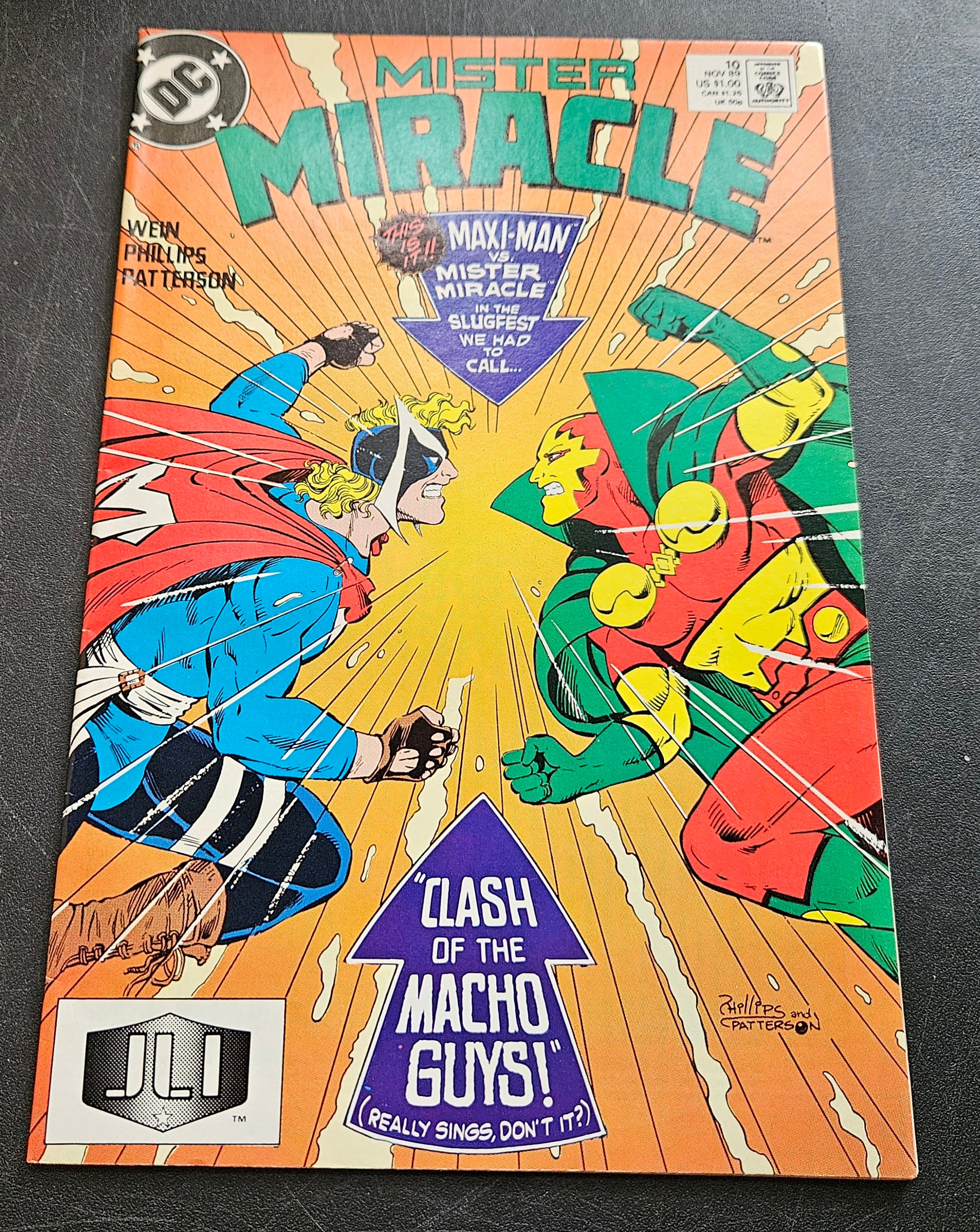 Mister Miracle #10 - This Town Isn't Big Enough for Both of Us - DC Comics (2nd Series, Nov 1989) - Collectible Vintage Comic Book for DC Fans & Comic Collectors