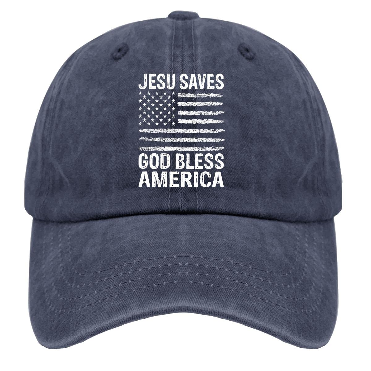 Jesus Saves Baseball Cap for Women - Cool Christian Dad Hat with Adjustable Strap, Gym & Birthday Gift for Her | Perfect for Church, Workout & Everyday Wear