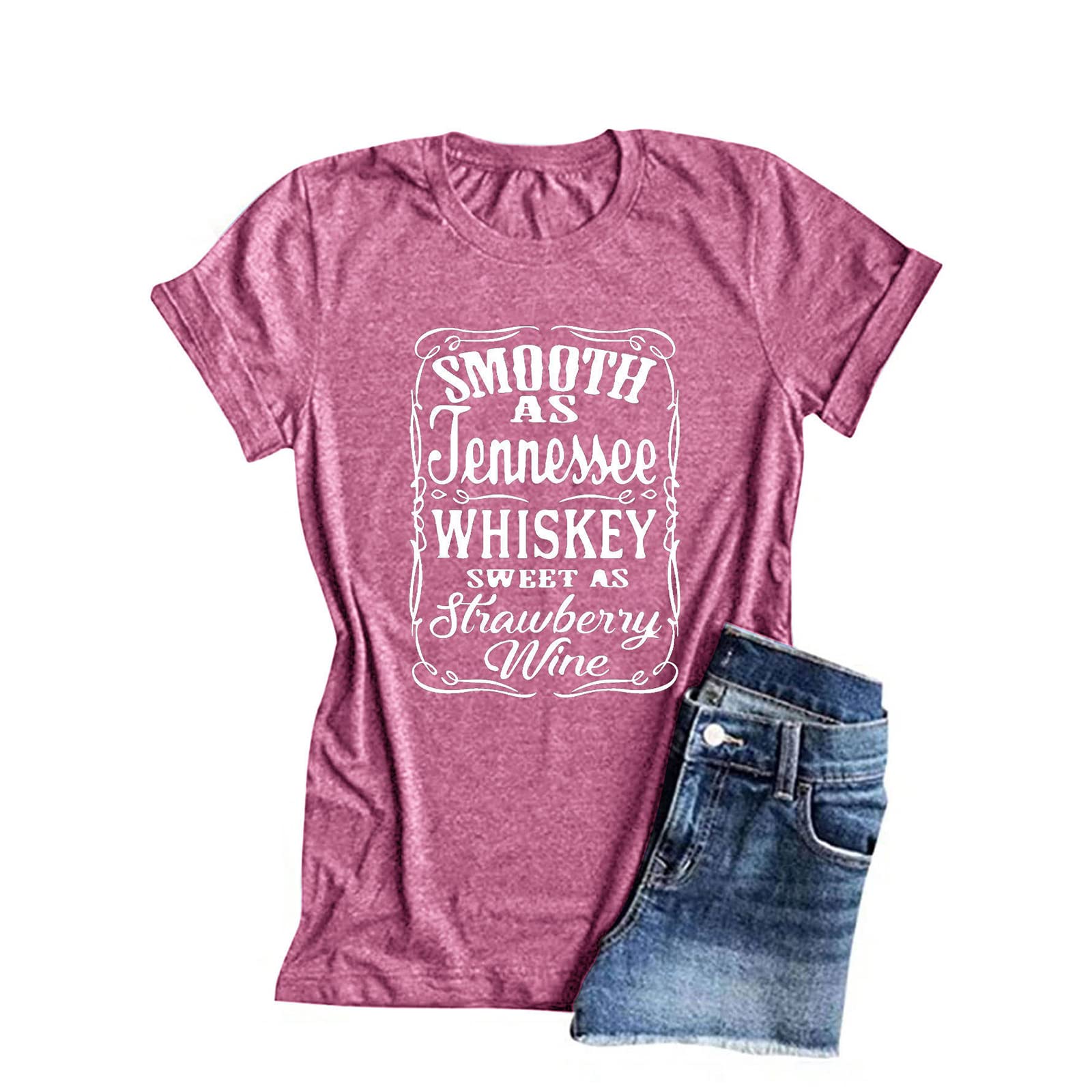 Vintage Band Tees for Women - Country Western Cowgirl Graphic Casual T-Shirt | Perfect for Concerts, Rodeos & Everyday Wear