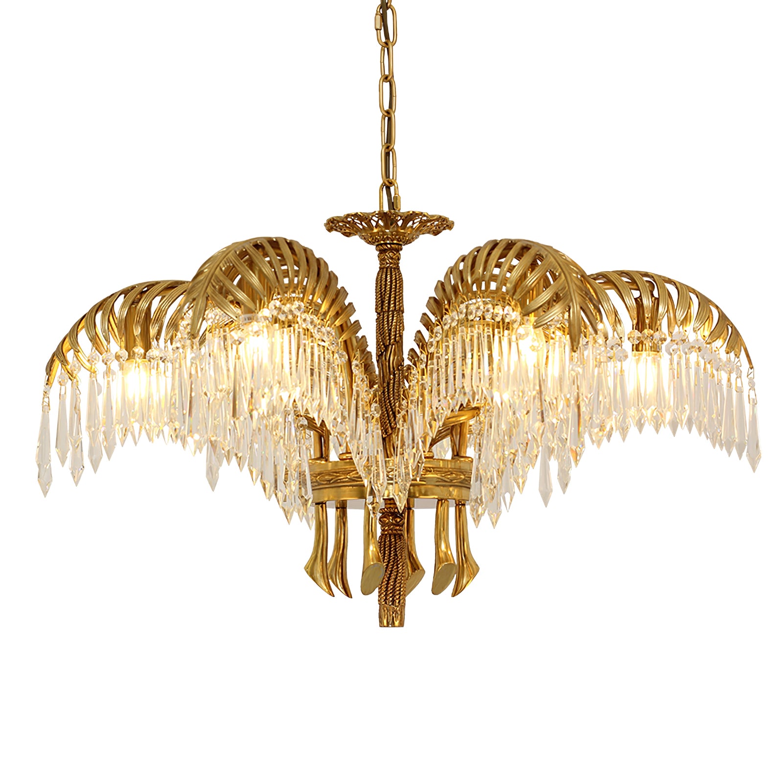 Gold & Clear crystal