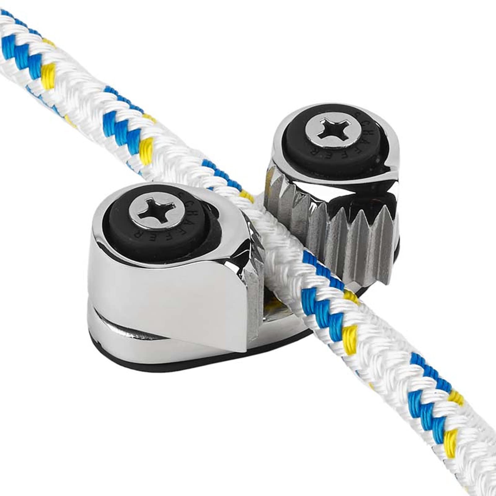 Stainless Steel 316 Boat Cam Cleat for Kayak & Sailboat - Mirror Polished with Wire Leading Ring - Fits 10mm Rope - Perfect for Pilates Equipment & Marine Applications