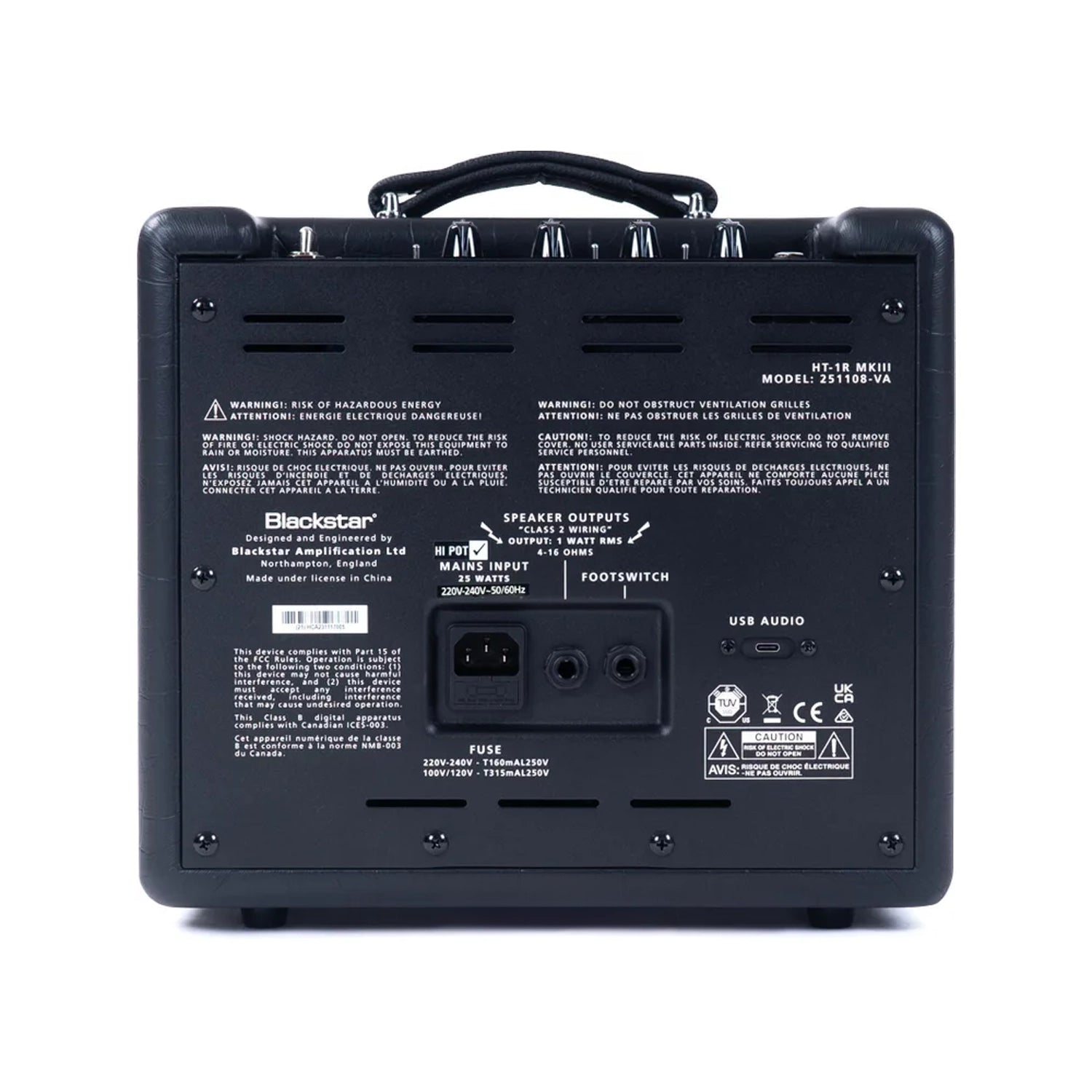 Blackstar HT 1R MK III 1x8 Inch 1 Watt Tube Guitar Combo Amp - Perfect for Home Practice & Small Gigs