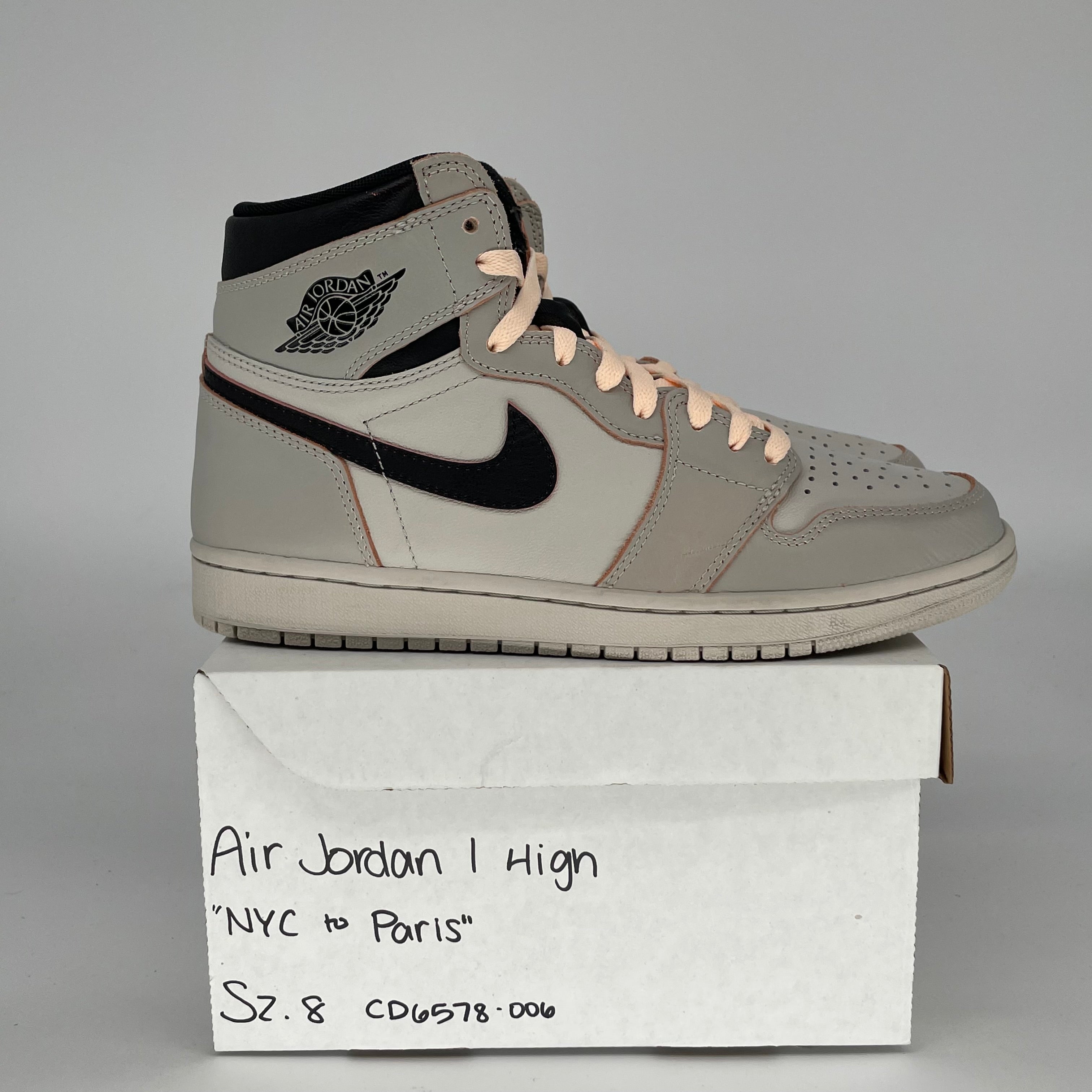 AIR JORDAN 1 SB NYC to Paris Sneakers - Men's Size 8 (CD6578-006) - Limited Edition Skateboarding Shoes for Streetwear & Urban Fashion