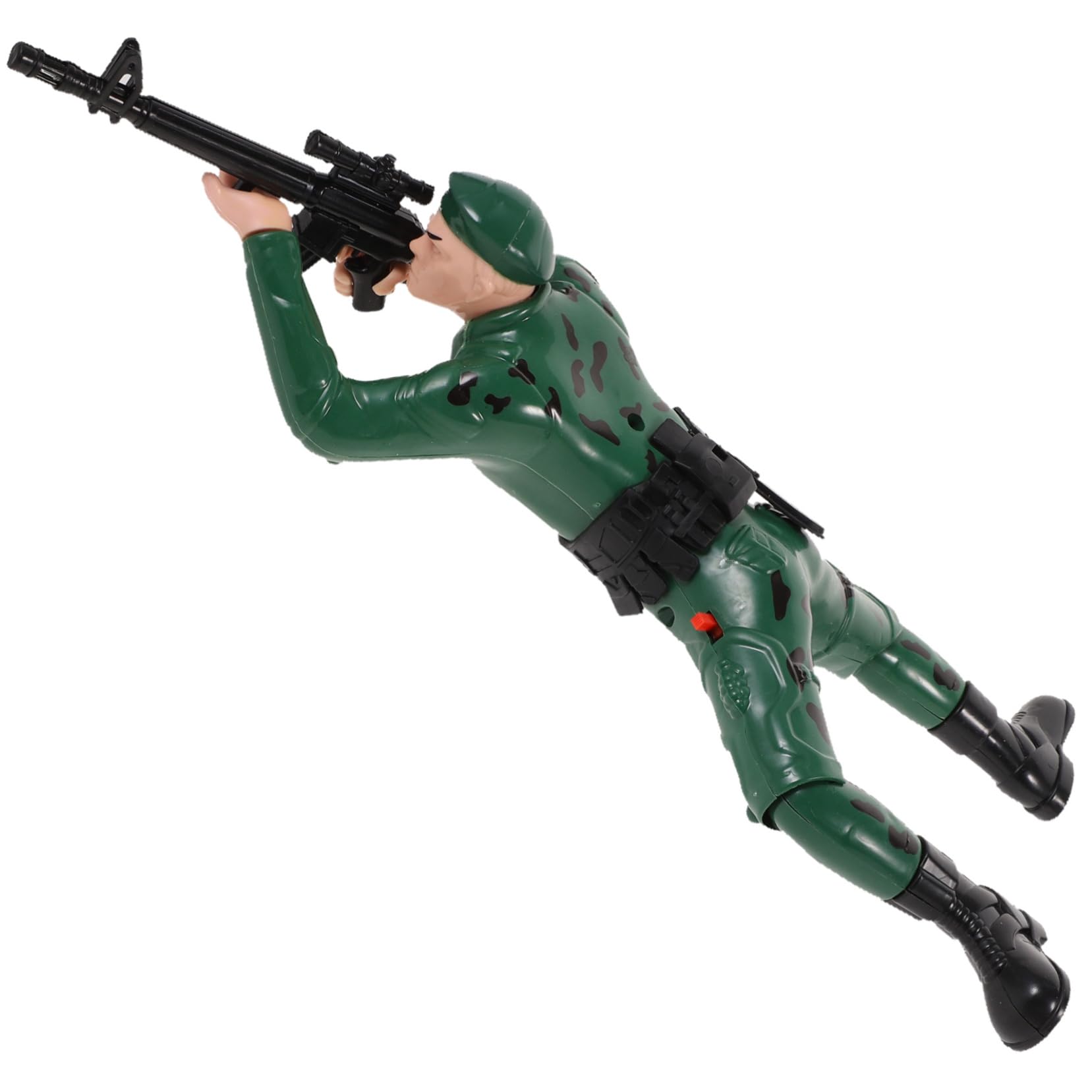 Toyvian 1pc Electric Climbing Reptile Action Figure Toy - Realistic Crawling Soldier Doll for Boys, Kids & Collectors - Perfect for Role Play, Birthday Gifts & STEM Learning