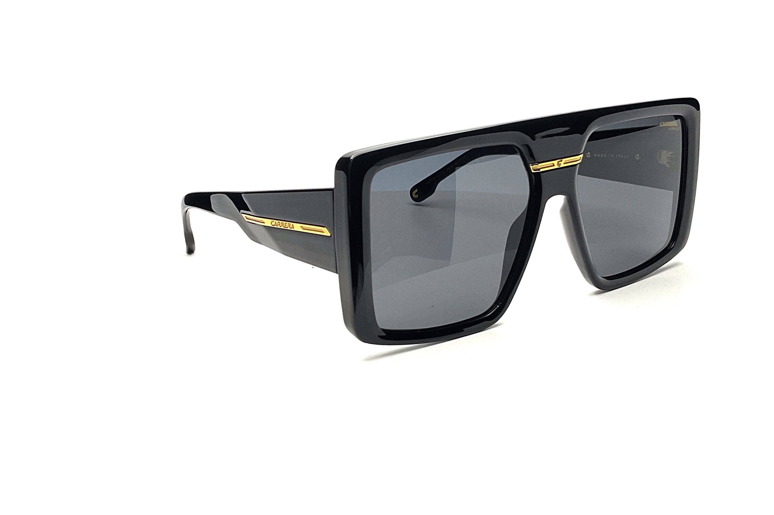Carrera Victory C13 Sunglasses - Black Gold Polarized Aviator Style for Men & Women | UV Protection, Fashionable & Durable for Driving, Outdoor Sports & Travel