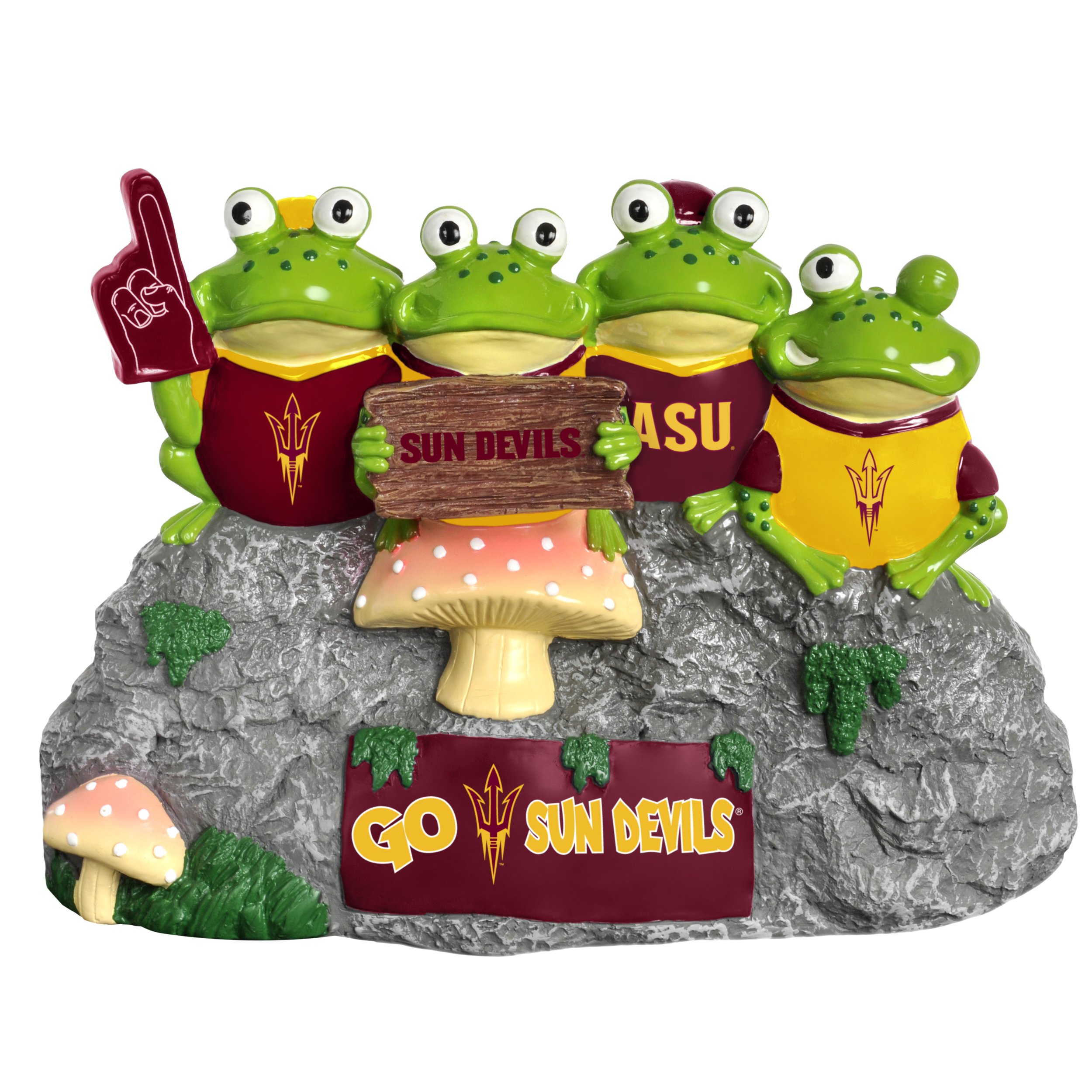 Foco NCAA Unisex Frog Fan Bench - Comfortable Outdoor & Indoor Bleacher Seat for College Football, Tailgating, and Sporting Events