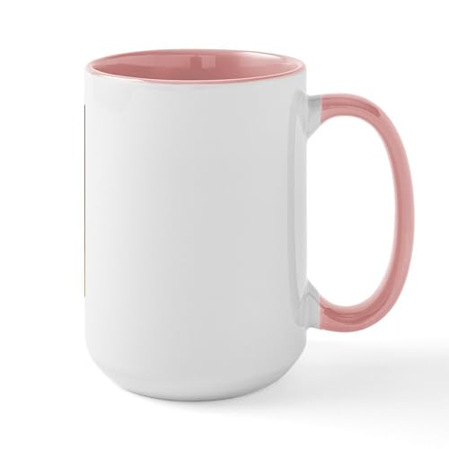 White/Pink Inside - The Norwegian Gnome Large Mug