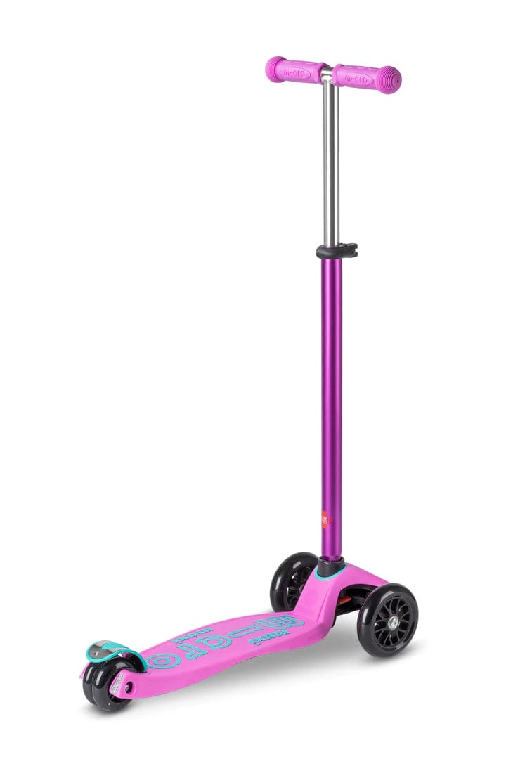 Micro Kickboard Maxi DELUXE Scooter for Kids - 3 Wheel Light Up Kick Scooter with Adjustable Handlebar - Perfect for Outdoor Play, Commuting & Neighborhood Fun