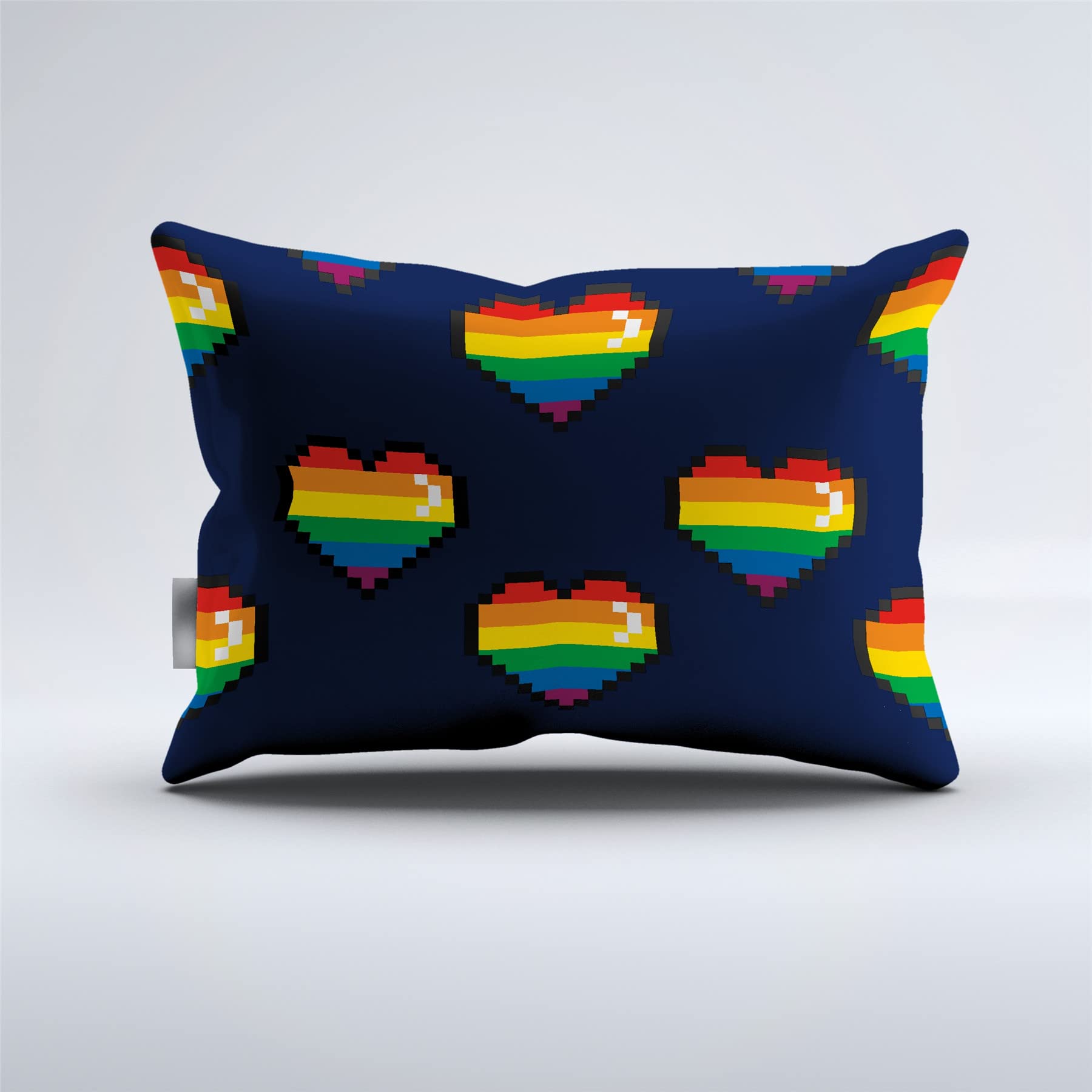 Rainbow Love LGBTQ+ Couples Comforter Set - 1 Comforter + 2 Pillow Shams (3PCS) or 4-Piece Sheet Set (D, TWIN, QUEEN) - Vibrant Pride Bedding for Gay & Lesbian Couples - Perfect for Pride Month, Anniversary Gifts & Romantic Bedroom Decor