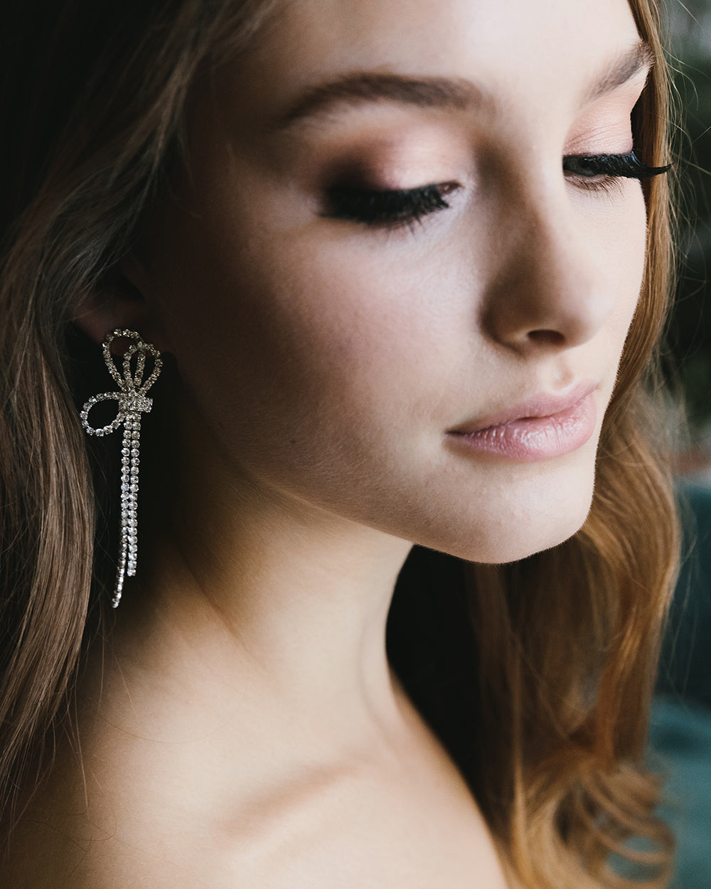 Elegant Bow Dangle Earrings for Women - Trendy Fashion Jewelry Gift for Parties, Weddings & Special Occasions
