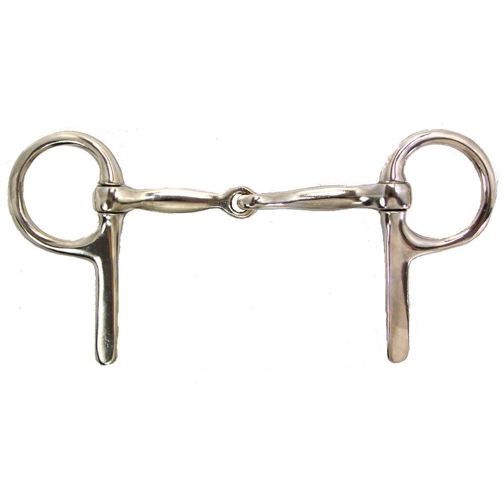 Coronet Half Cheek Malleable Iron Driving Bit - Horse Training Bit for English & Western Riding - Durable Equestrian Equipment for Dressage, Jumping & Trail Riding