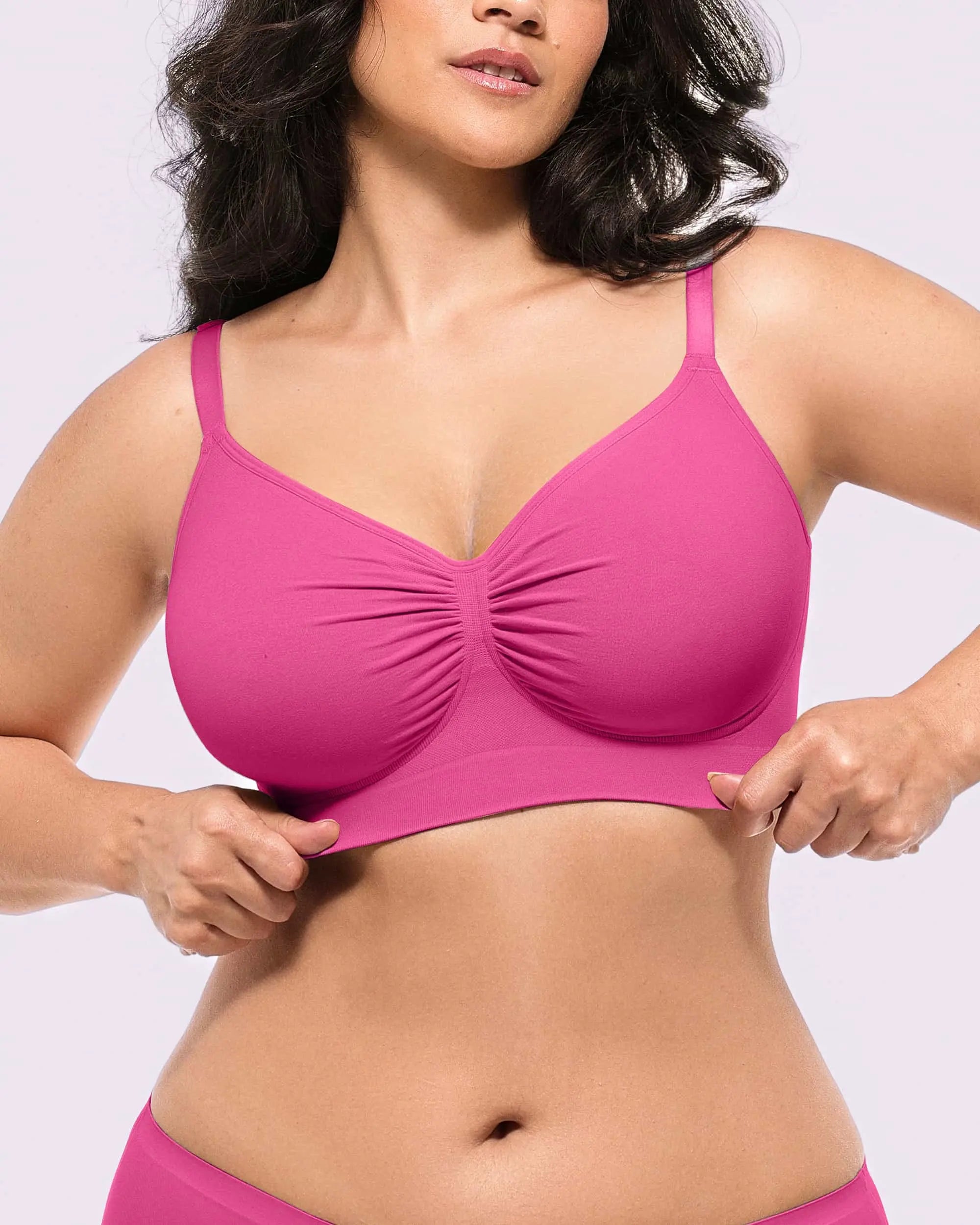 Wireless Comfort Bra - Seamless Unlined Support for Everyday Wear - Perfect for Yoga, Workouts, and Lounge Wear
