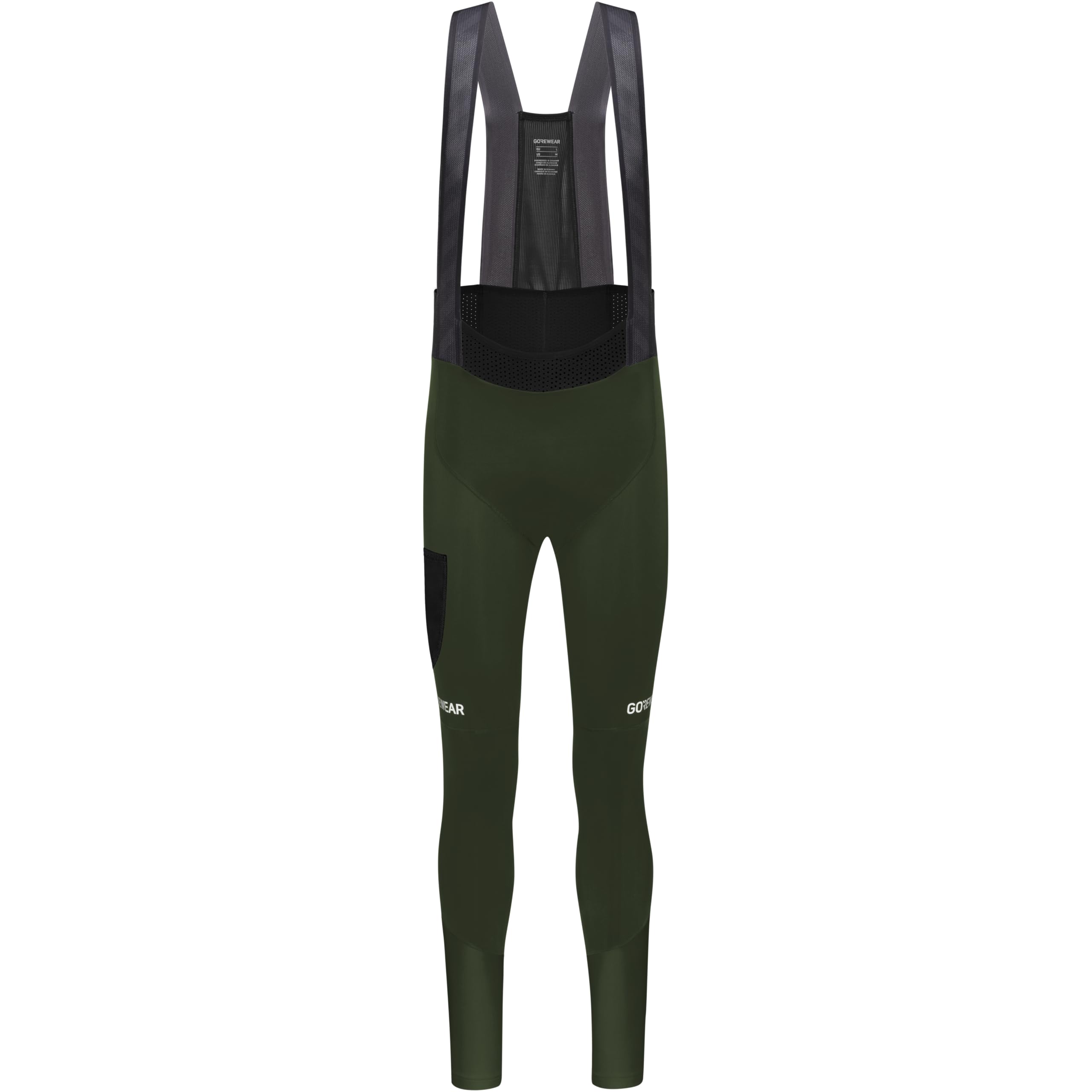 GORE WEAR Men's Spinshift Thermo Bib Cycling Tights - Winter Thermal Base Layer for Cold Weather Biking & Outdoor Sports