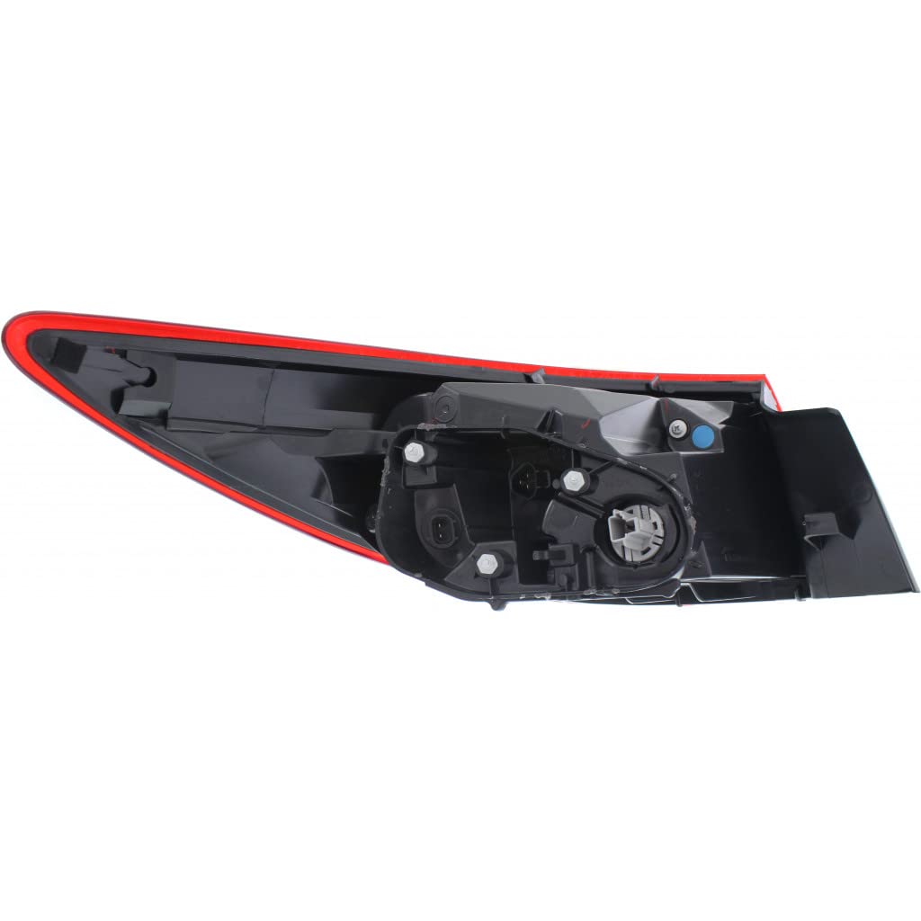 **2014-2017 Mazda 6 Passenger Side Tail Light Assembly - CAPA Certified Replacement for MA2805113/MA2805113C | Bulb Type | Outer Light | Perfect for Night Driving & Enhanced Safety**