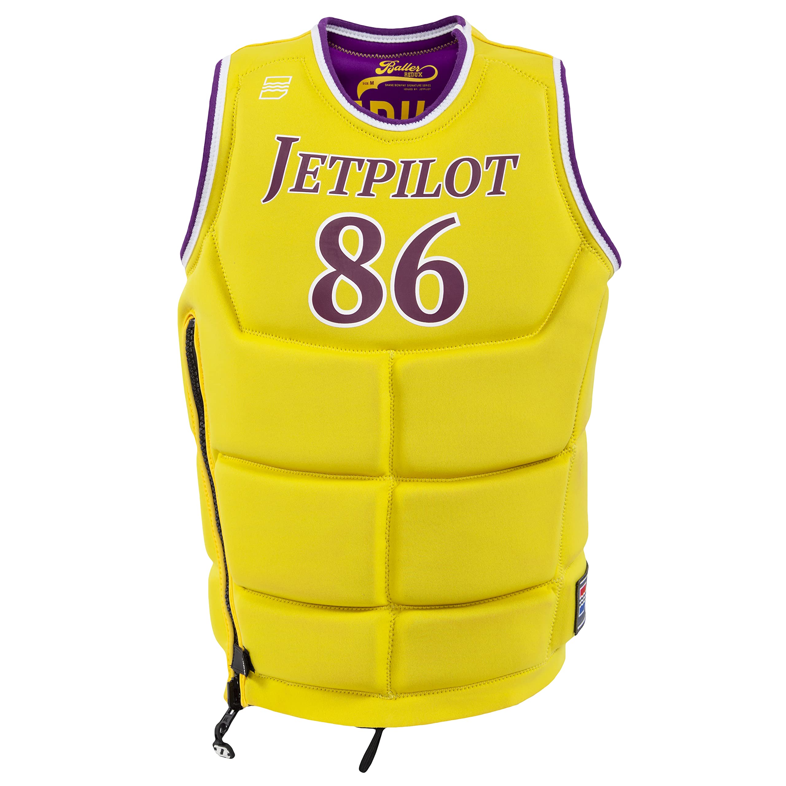 JetPilot Bonifay Baller Neoprene Competition Life Vest - Non-USCG Approved PFD for Jet Ski, Water Ski, Wakeboarding & Kayaking - Comfortable & Durable Water Sports Safety Gear