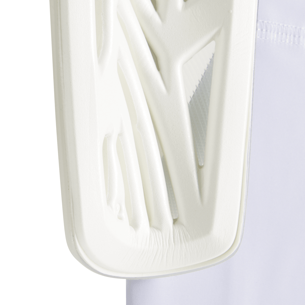 Adidas Tiro League Soccer Shin Guards - White, Black & Silver Metallic for Youth & Adult Players - Perfect for Training & Matches