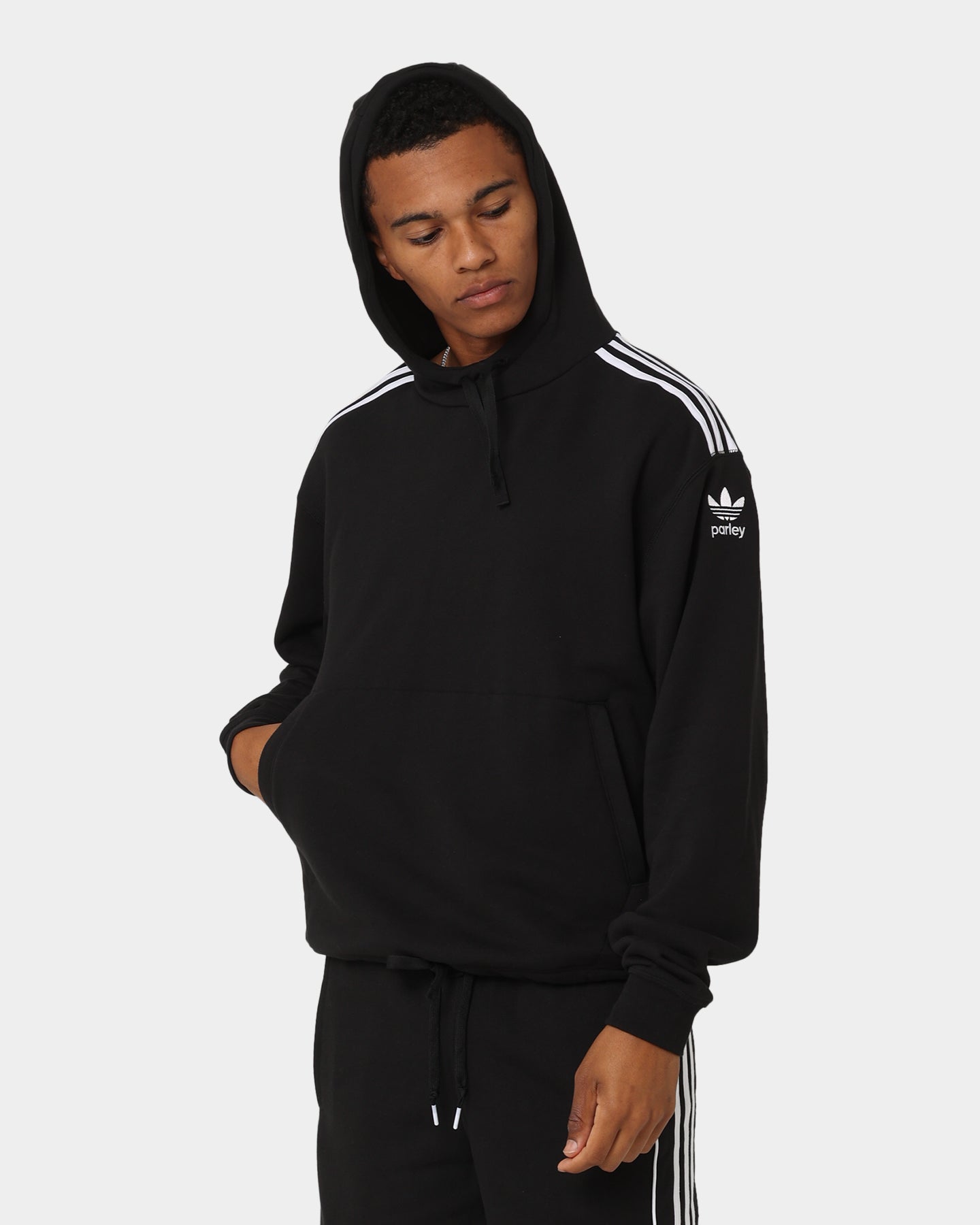 Adidas Parley Hoodie for Men & Women - Eco-Friendly Recycled Ocean Plastic Pullover - Black - Perfect for Running, Gym & Casual Wear