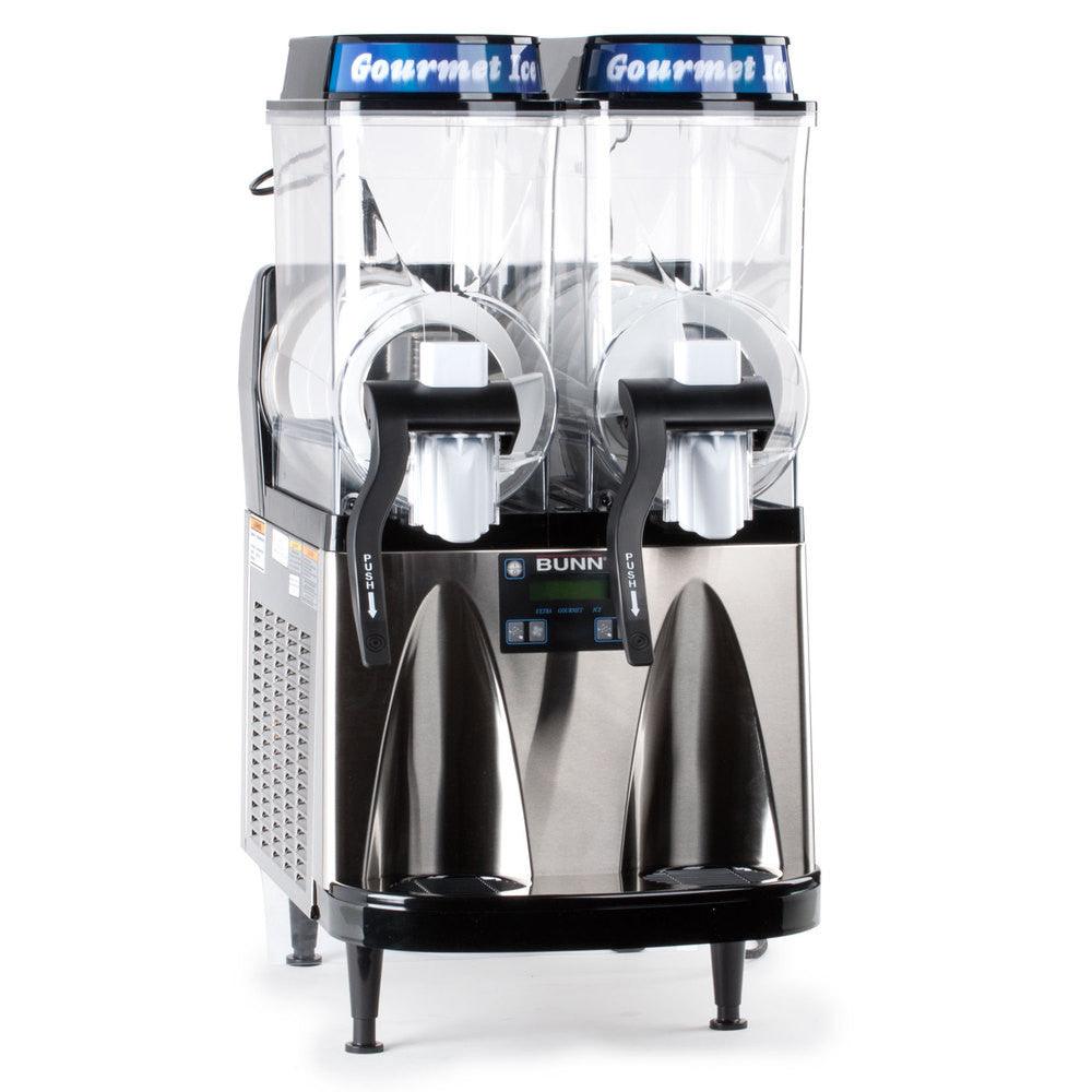 Bunn Ultra2 3 Gallon Black Commercial Frozen Drink Slushie Machine - Perfect for Restaurants, Bars, and Party Events