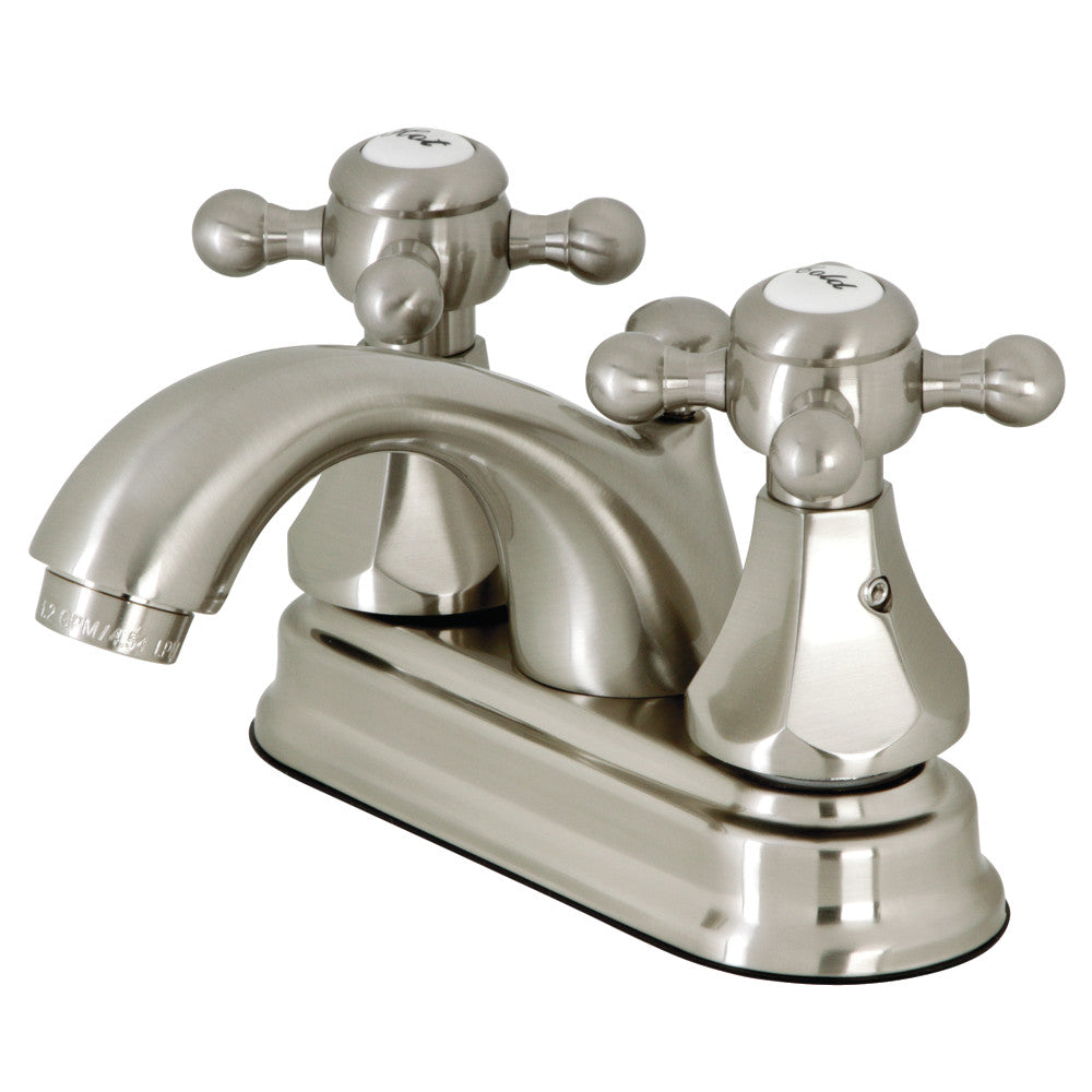 Kingston Brass KB4601BX Metropolitan 4-Inch Centerset Bathroom Faucet with Pop-Up Drain - Perfect for Modern Bathroom Vanities and Sink Upgrades