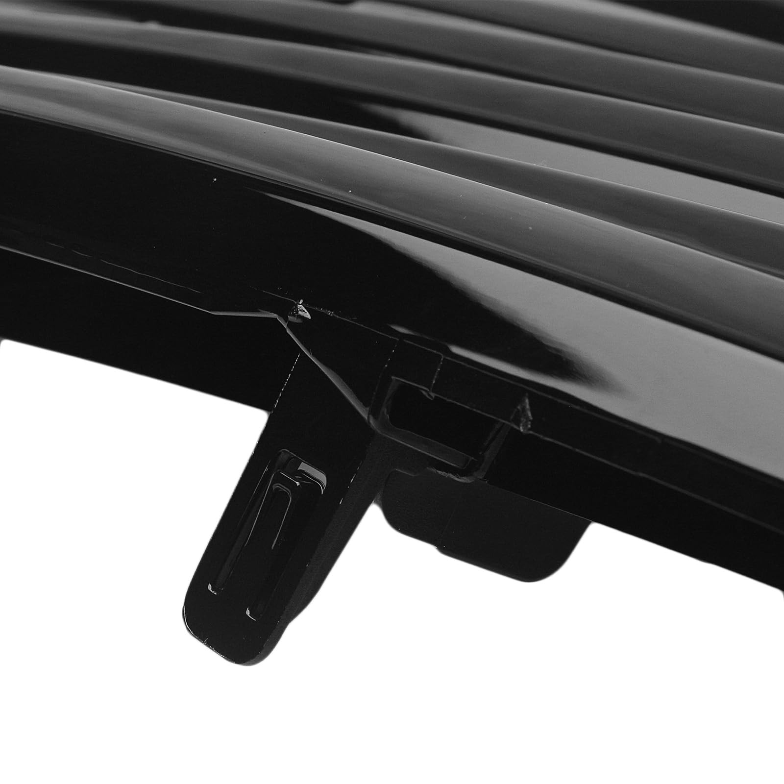 Glossy Black Front Bumper Grill Grille for Infiniti G37 Coupe 2008-2013 - Perfect Upgrade for Enhanced Style & Protection on 2-Door Models | Ideal for Car Enthusiasts & Custom Builds