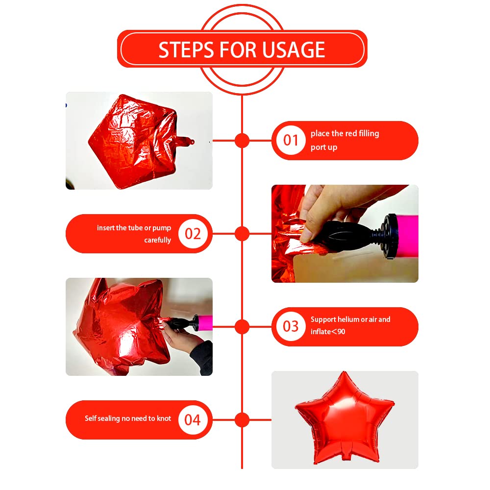 21st Birthday Party Decorations Kit - 16in Red Foil Balloons, Banner, Sash, Black Curtains & Number Balloons | Red Theme Birthday Supplies for Women & Men | Perfect for Milestone Celebrations, Photo Backdrops & Party Decor