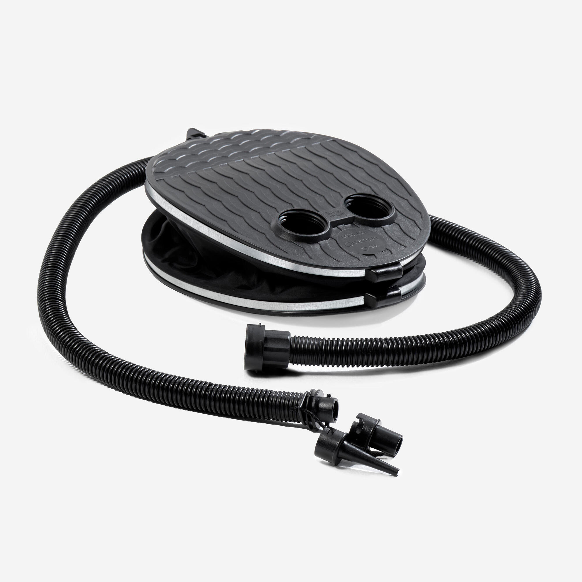 Quechua Portable Air Pump for Inflatable Mattresses, Pool Floats & Sports Balls - Lightweight Foot Pump for Camping, Travel & Home Use