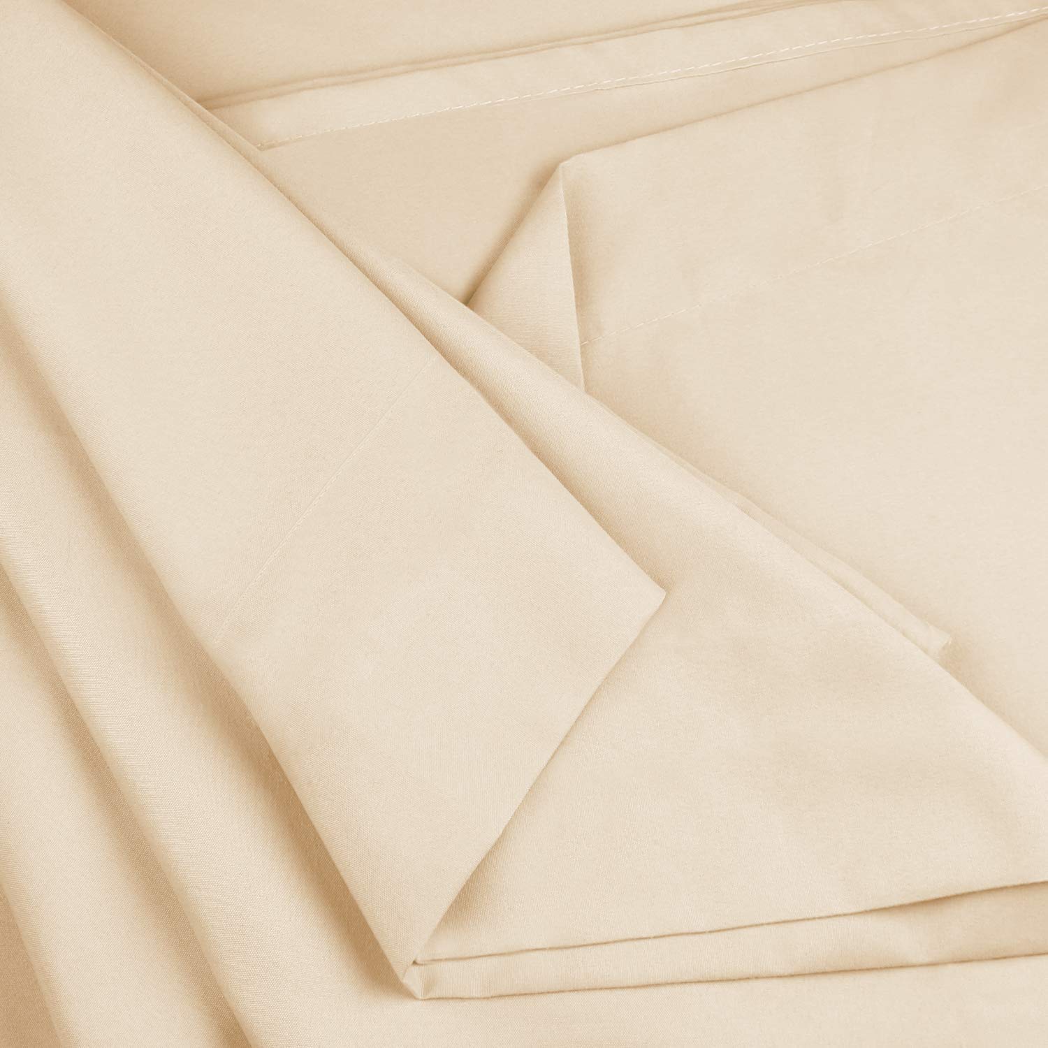 4-Piece Twin XL Sheet Set - 800 Thread Count 100% Ultra-Fine Cotton Luxury Bed Sheets - Extra Long Staple Cotton for Superior Softness - Fits Mattress Up to 15