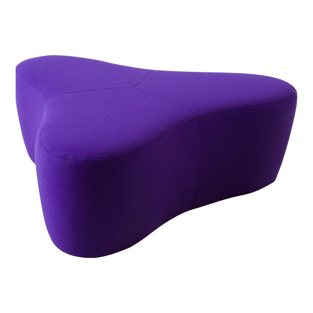 Konno Chat Pouf Ottoman - Soft and Stylish Round Footstool for Living Room, Bedroom, or Office | Perfect for Extra Seating, Footrest, or Decorative Accent